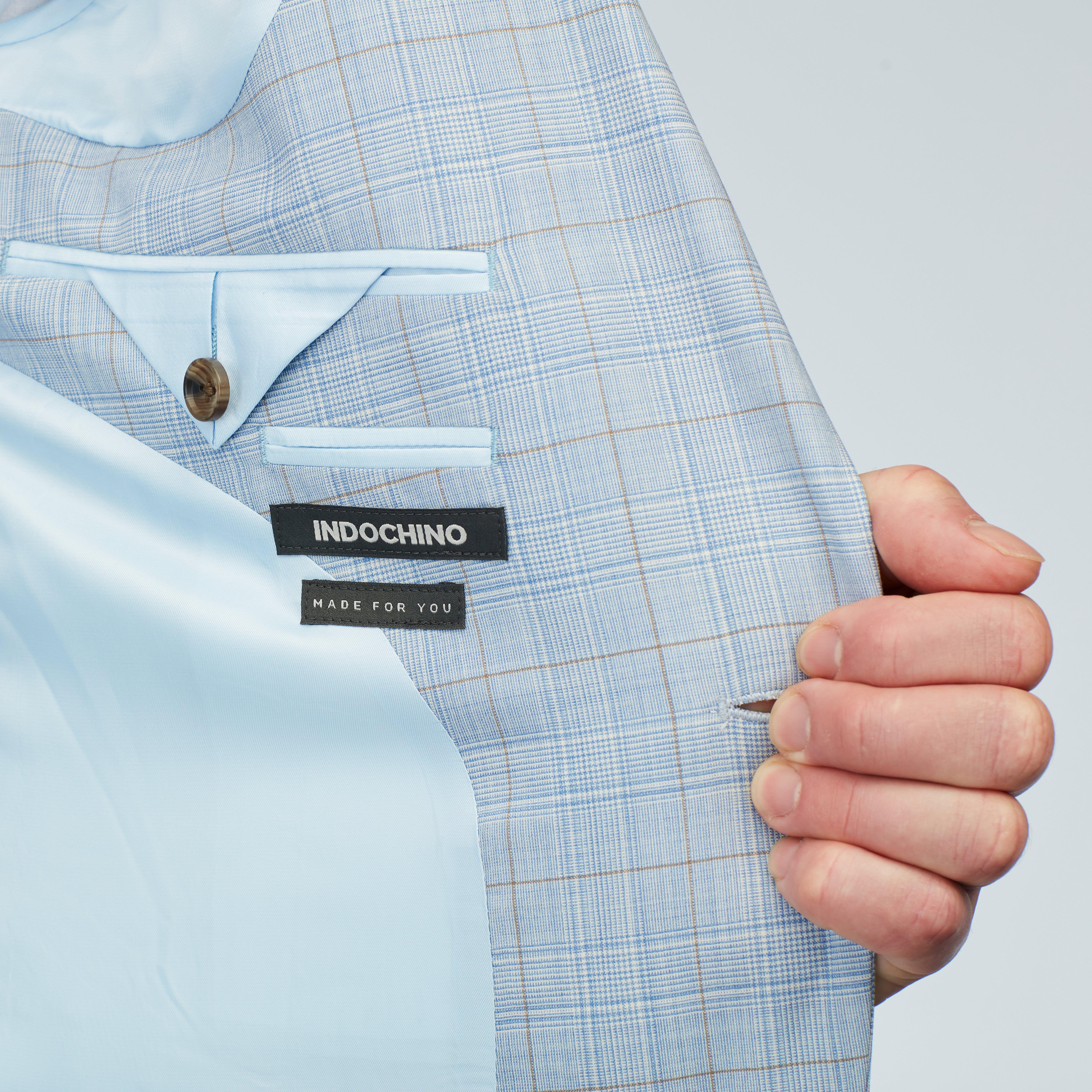 Product thumbnail 5 Blue suit - Checked Design from Spring / Summer Indochino Collection