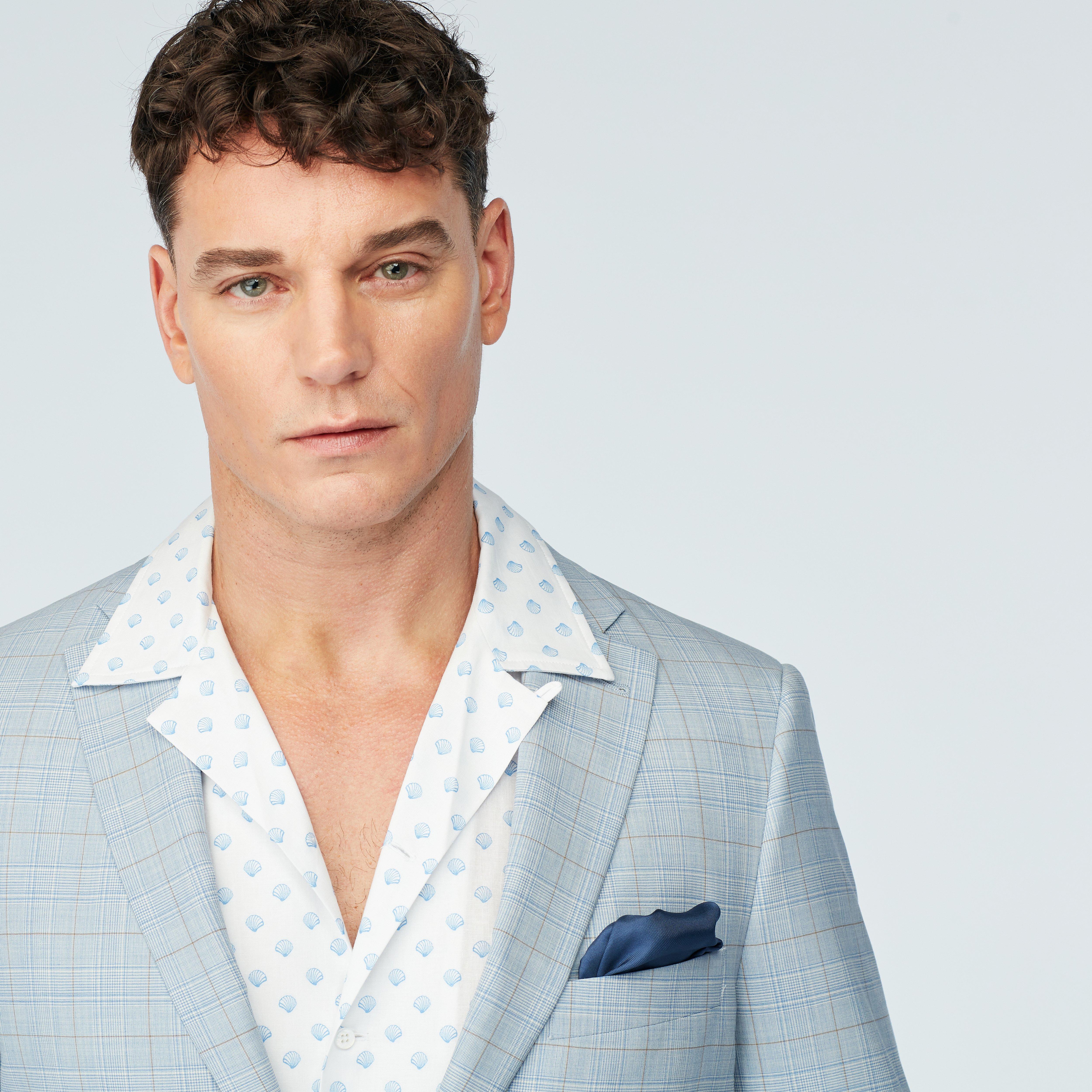 Product thumbnail 6 Blue suit - Checked Design from Spring / Summer Indochino Collection