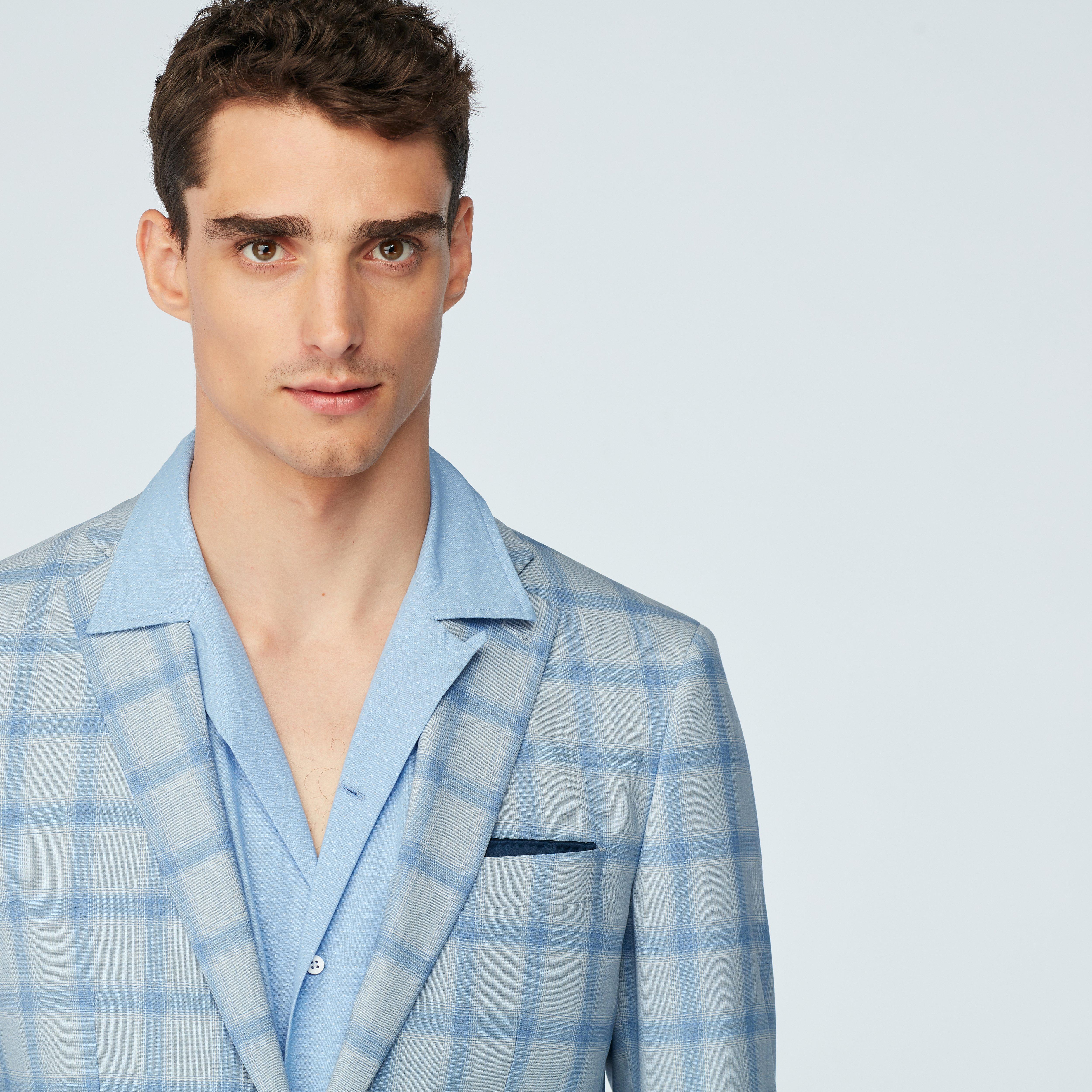 Product thumbnail 4 Blue blazer - Plaid Design from Spring / Summer Indochino Collection