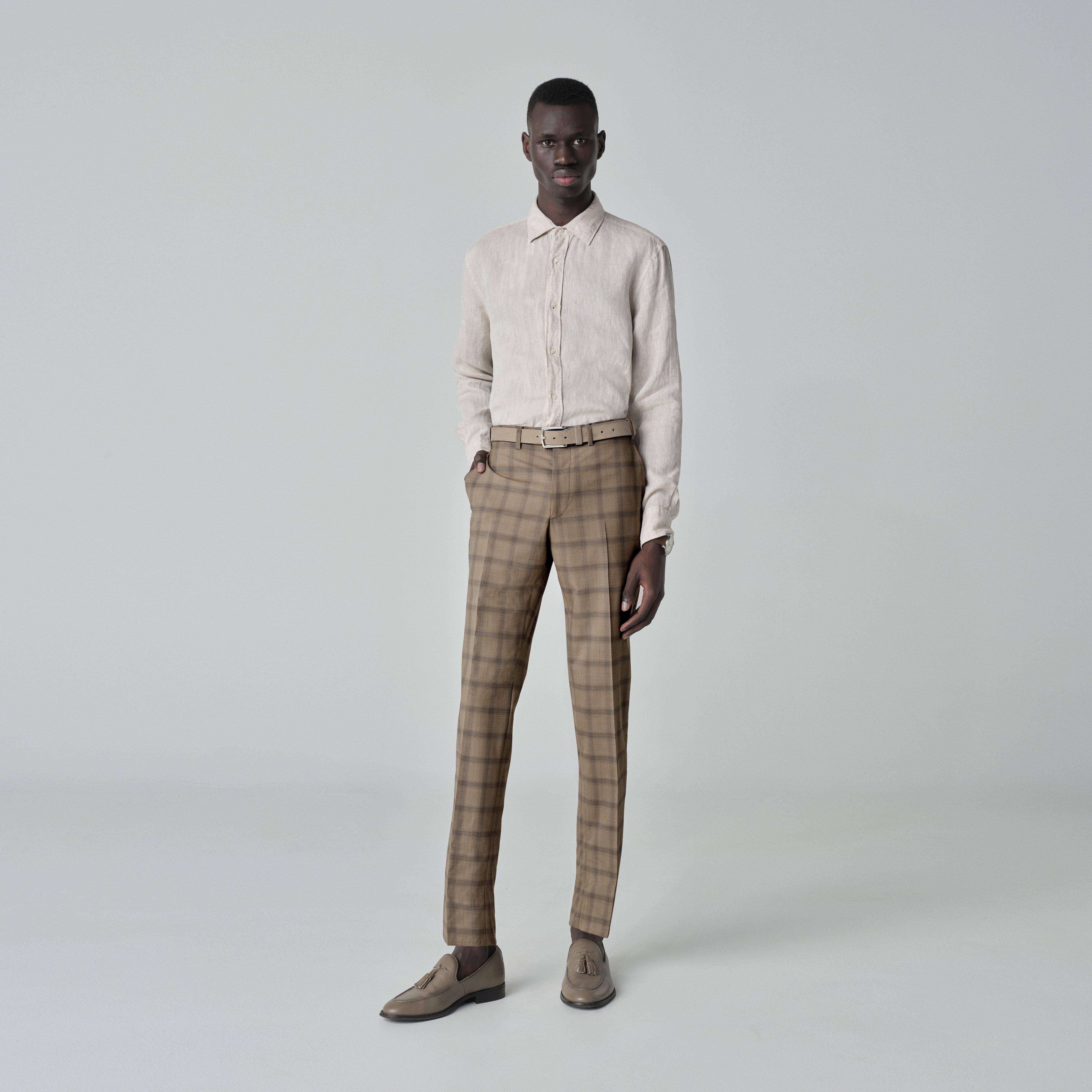 Brown pants - Plaid Design from Seasonal Indochino Collection