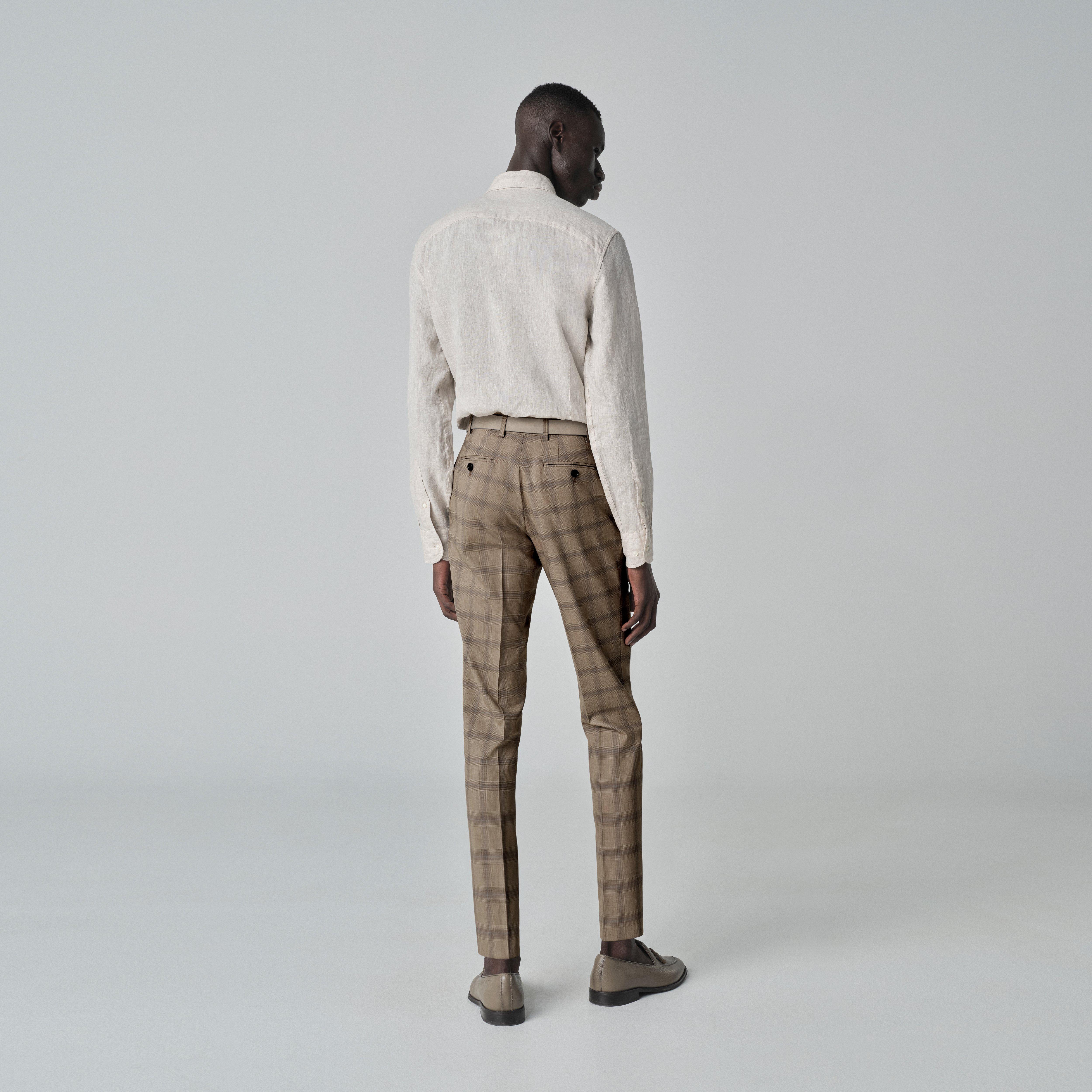 Product thumbnail 2 Brown pants - Plaid Design from Seasonal Indochino Collection