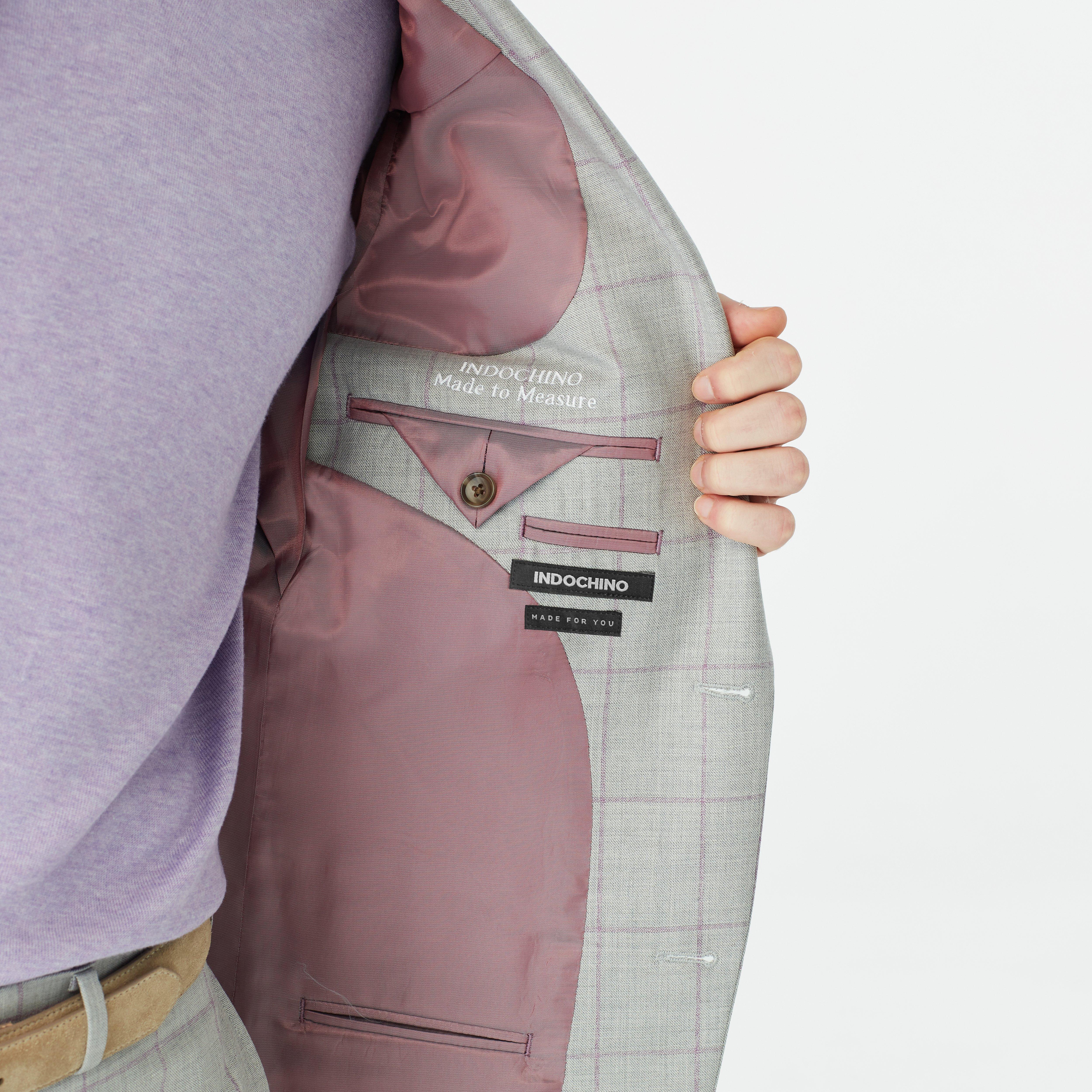 Product thumbnail 3 Gray blazer - Checked Design from Spring / Summer Indochino Collection