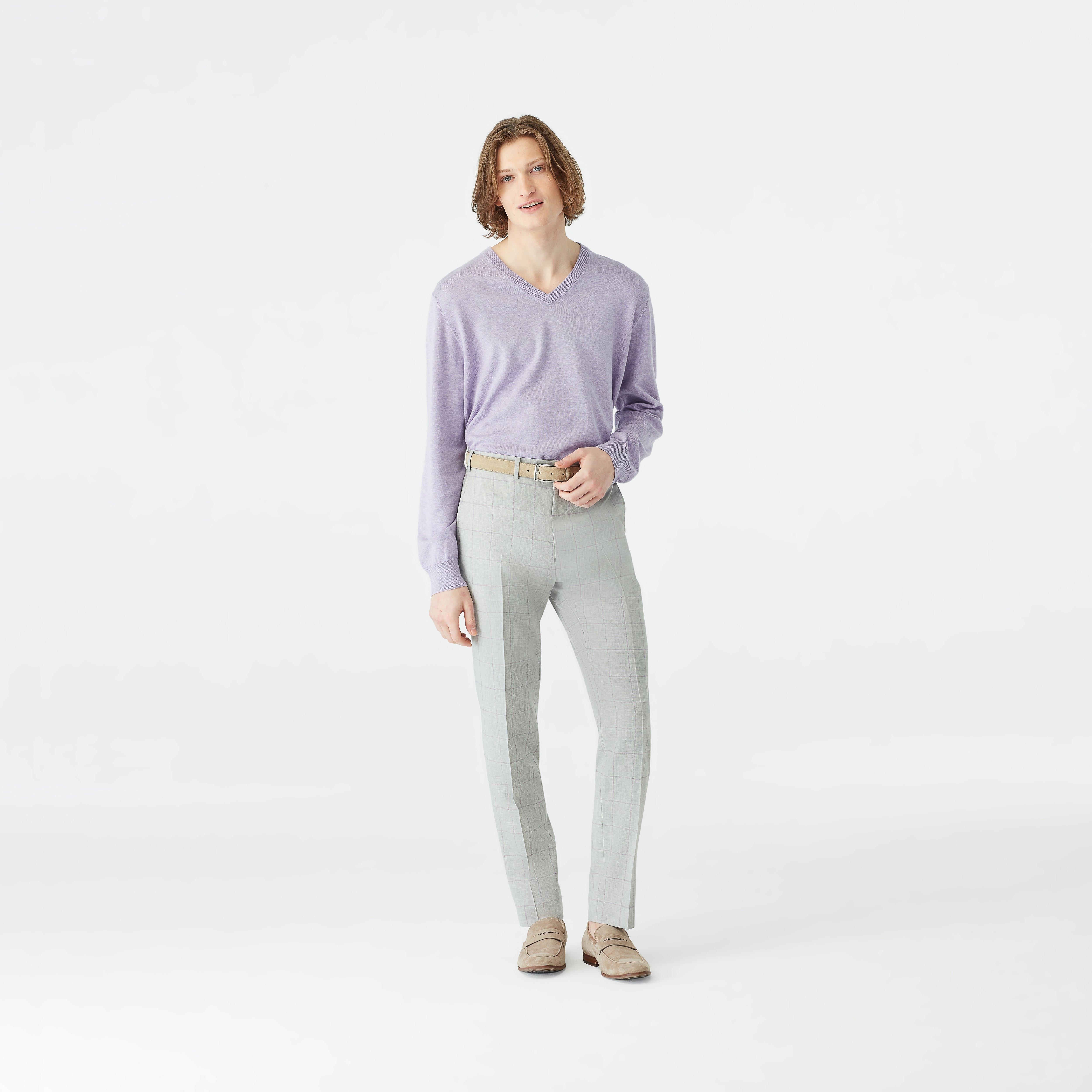 Gray pants - Checked Design from Seasonal Indochino Collection
