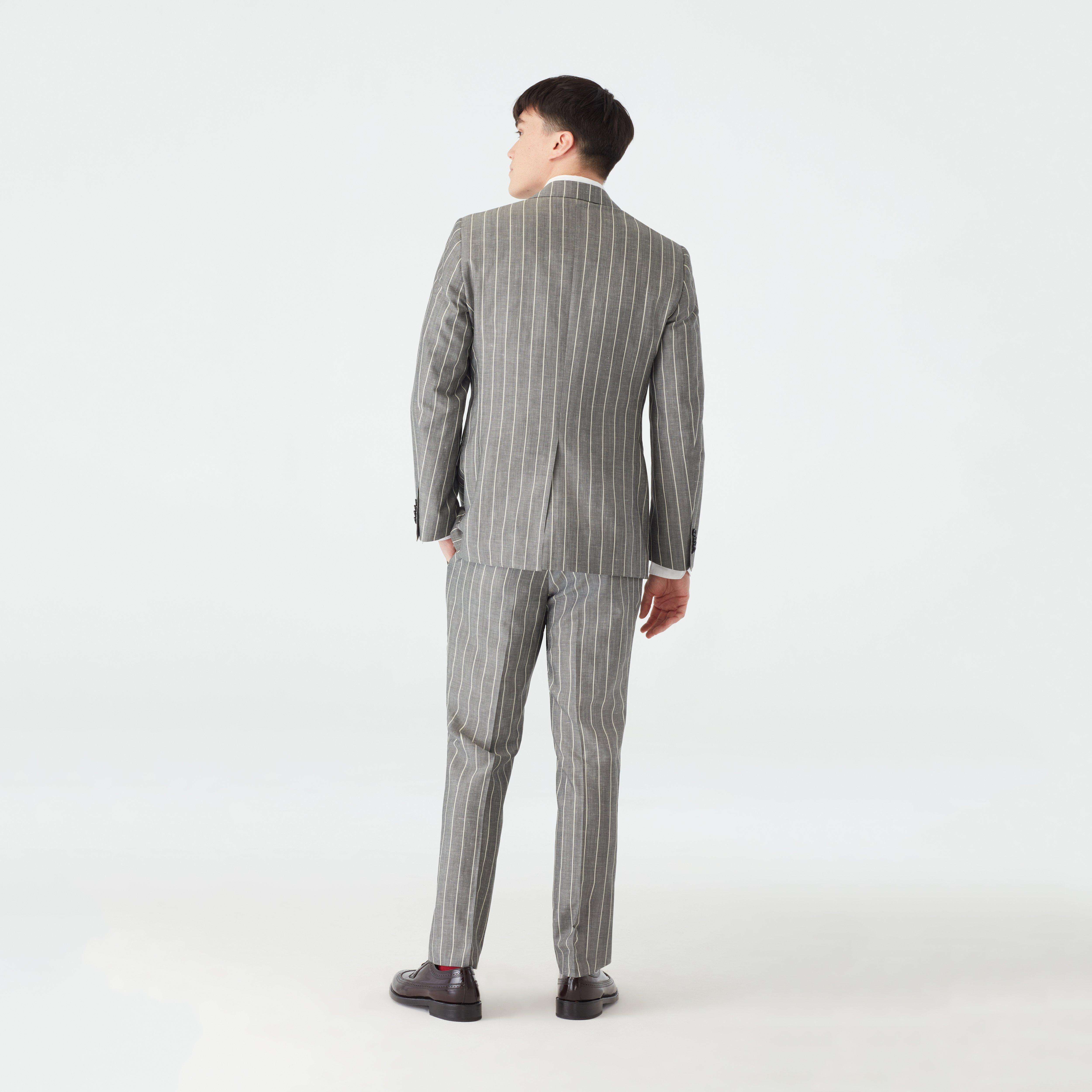 Product thumbnail 2 Gray suit - Striped Design from Spring / Summer Indochino Collection