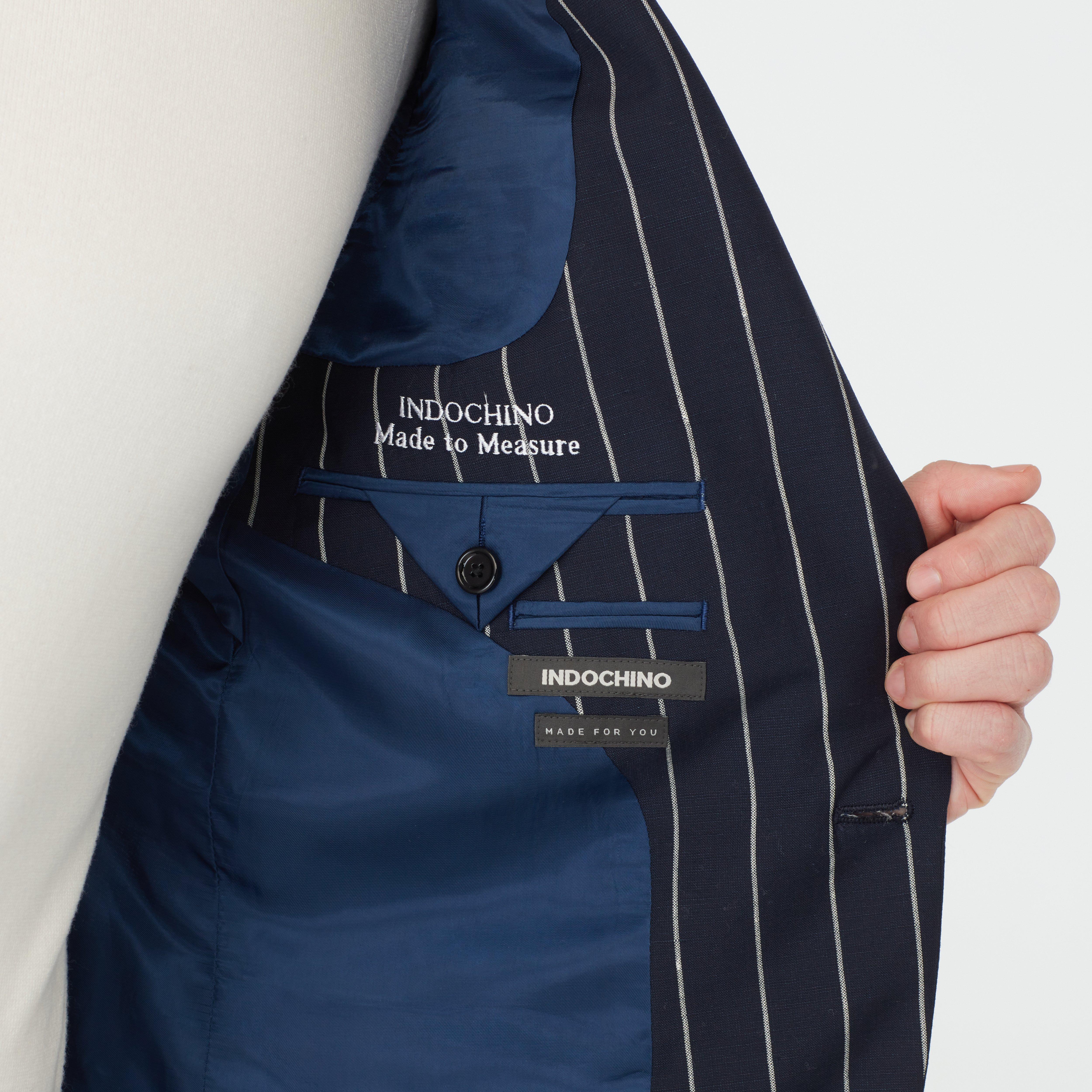 Product thumbnail 3 Navy blazer - Striped Design from Spring / Summer Indochino Collection