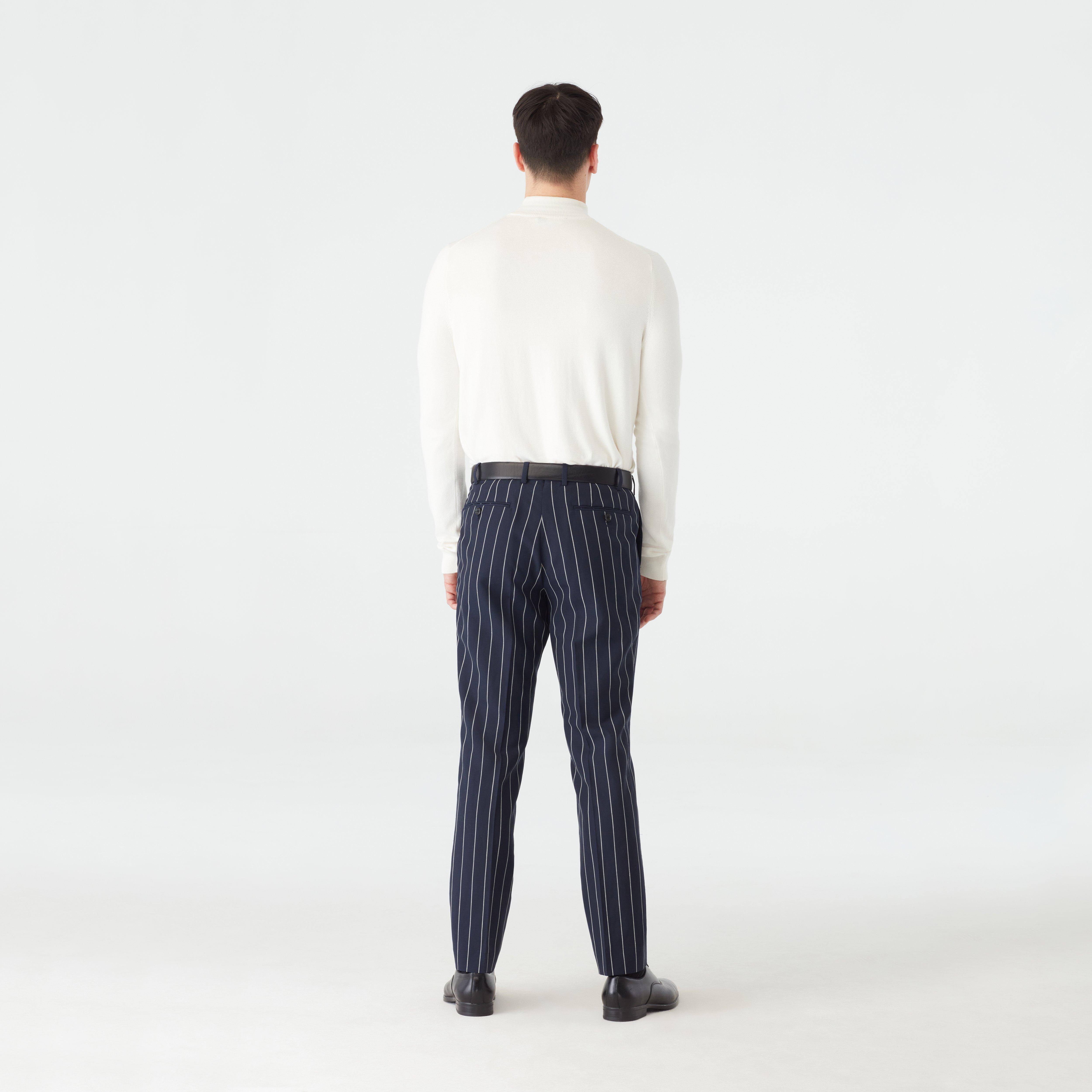 Product thumbnail 2 Navy pants - Striped Design from Seasonal Indochino Collection