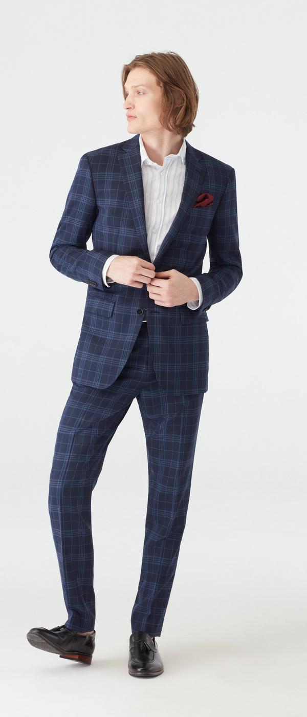 Custom Blazers Made For You - Kingscourt Basketweave Plaid Custom Blazers Made For You - Kingscourt Basketweave Plaid