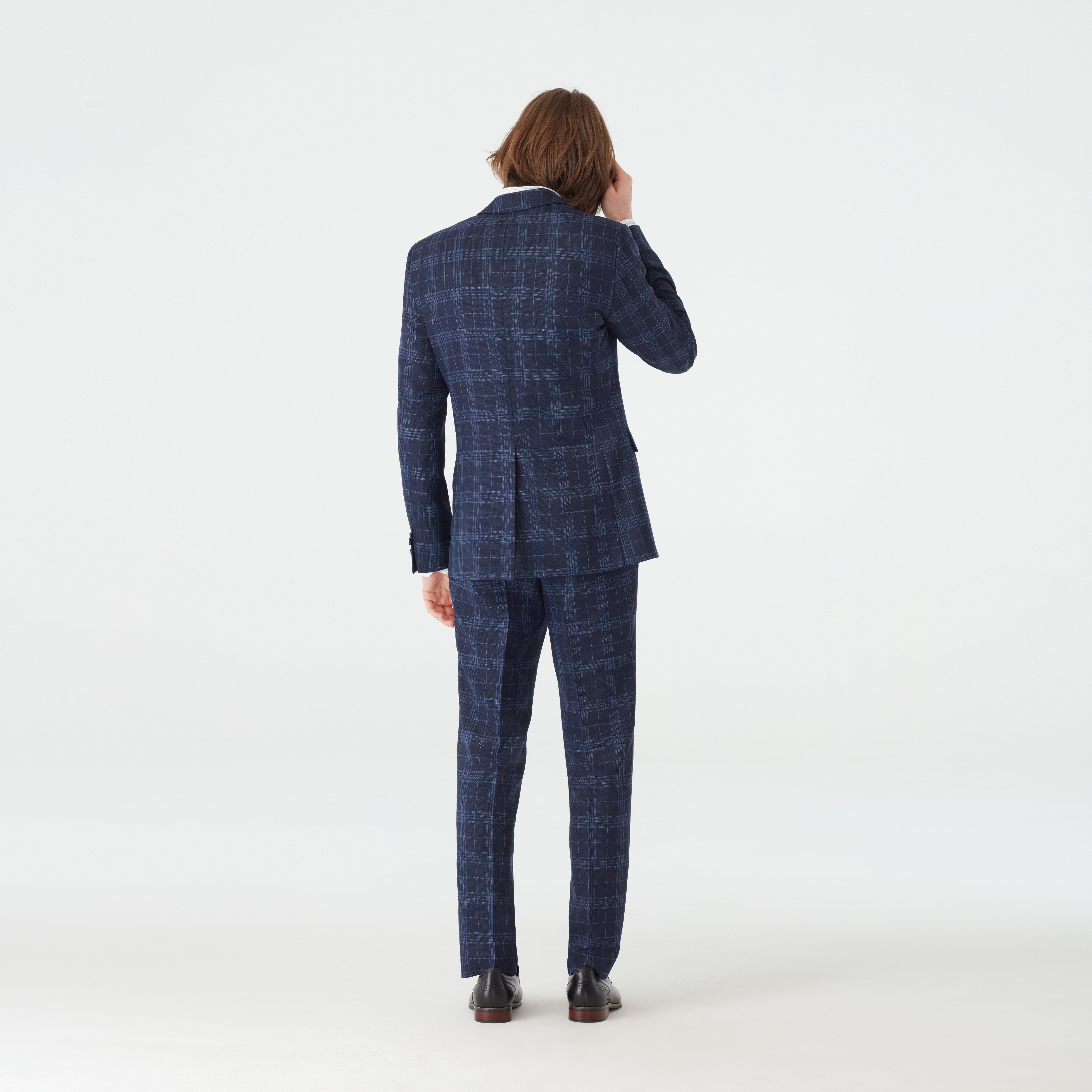 Product thumbnail 2 Navy blazer - Plaid Design from Spring / Summer Indochino Collection