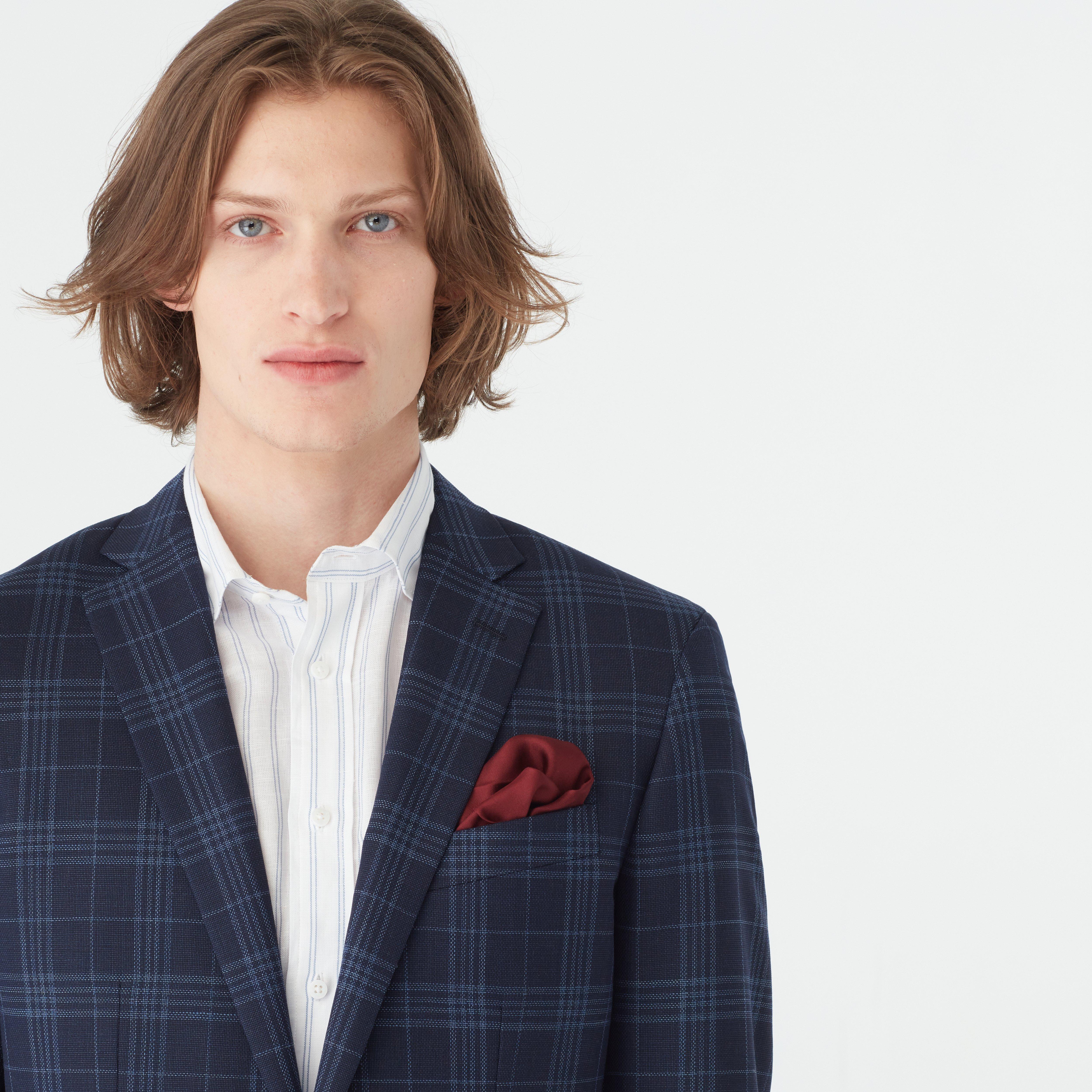 Product thumbnail 4 Navy blazer - Plaid Design from Spring / Summer Indochino Collection