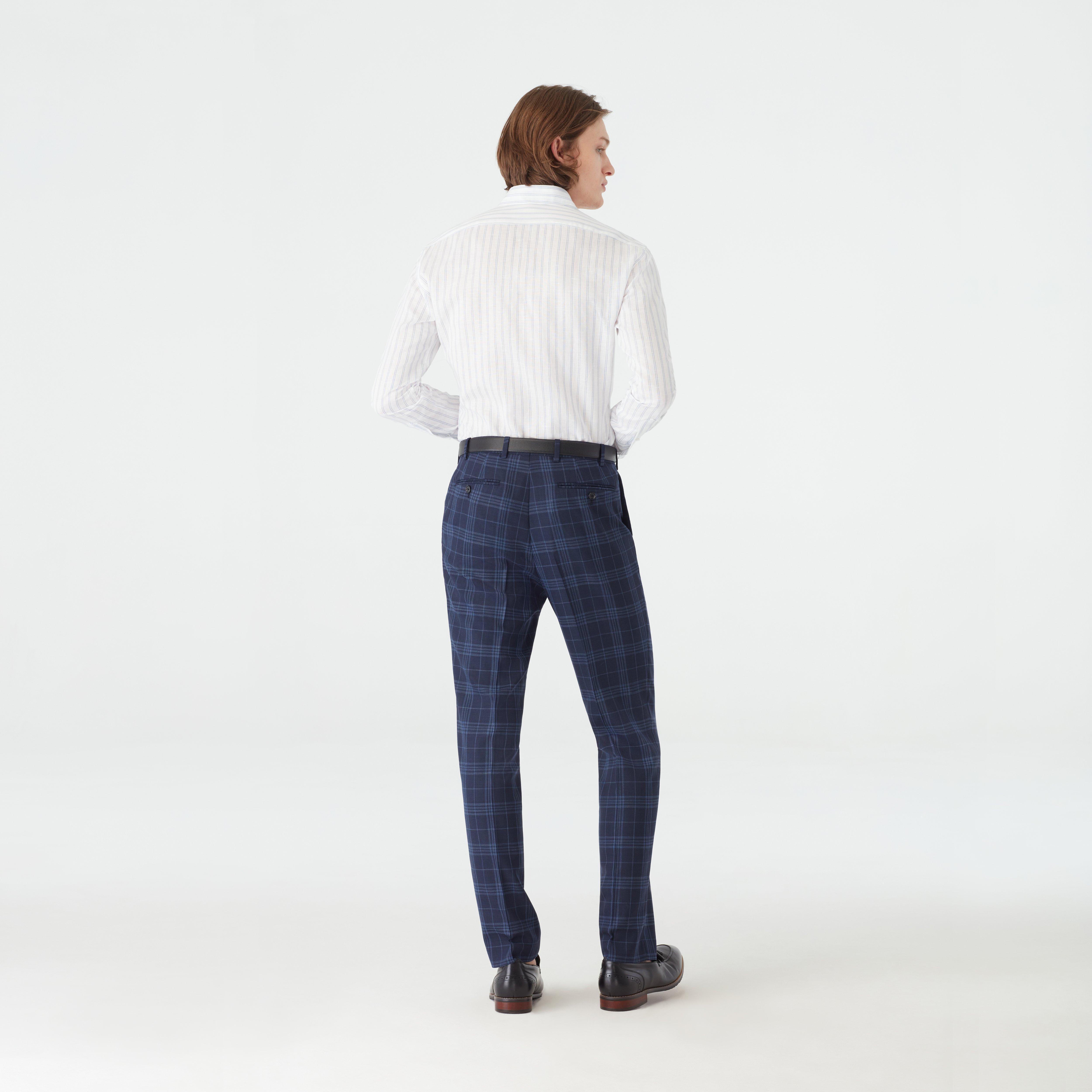 Product thumbnail 2 Navy pants - Plaid Design from Seasonal Indochino Collection