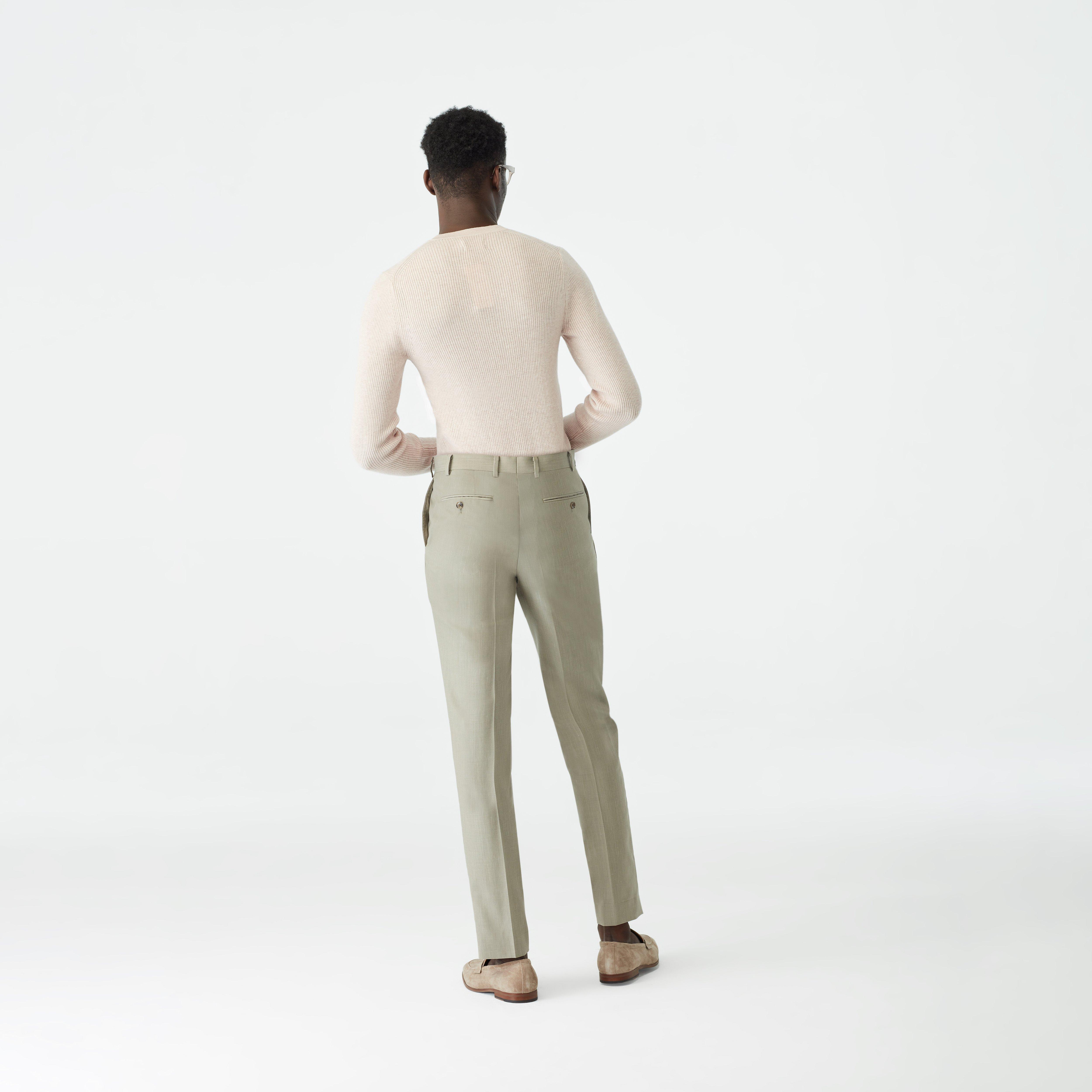 Custom Suits Made For You - Kirkhill Nailhead Sage Suit | INDOCHINO