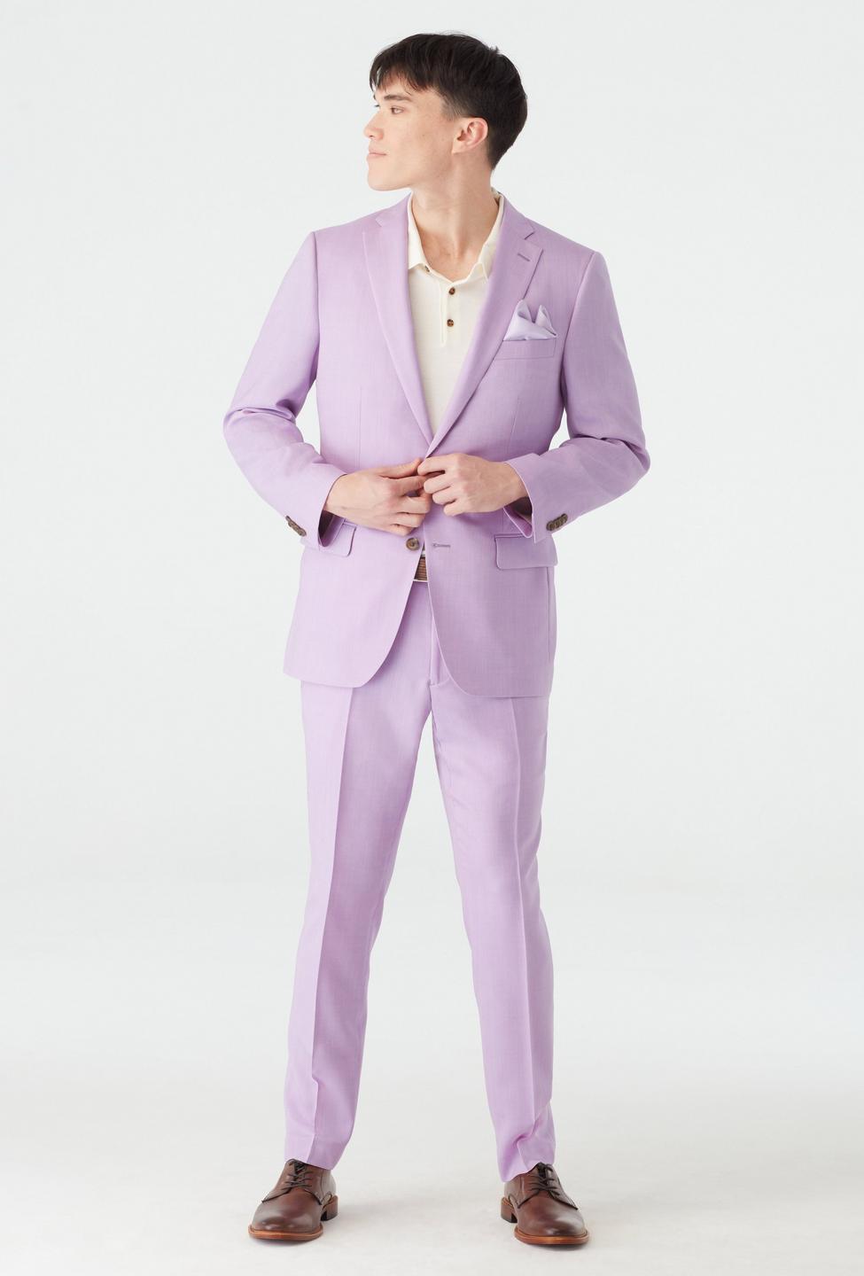 Purple suit - Solid Design from Seasonal Indochino Collection