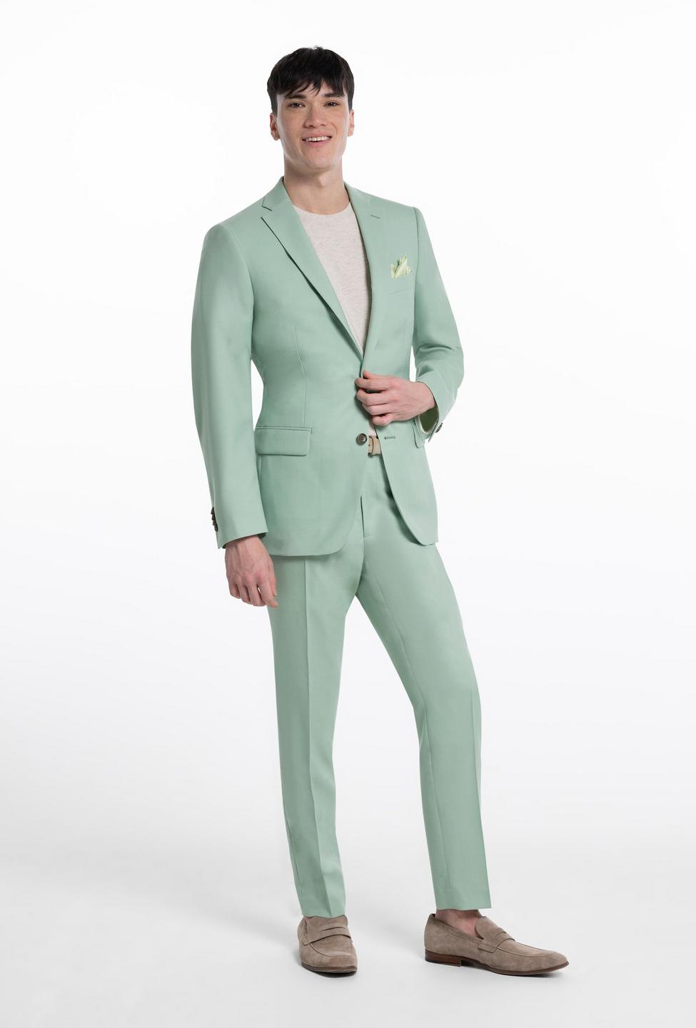 Green suit - Solid Design from Seasonal Indochino Collection