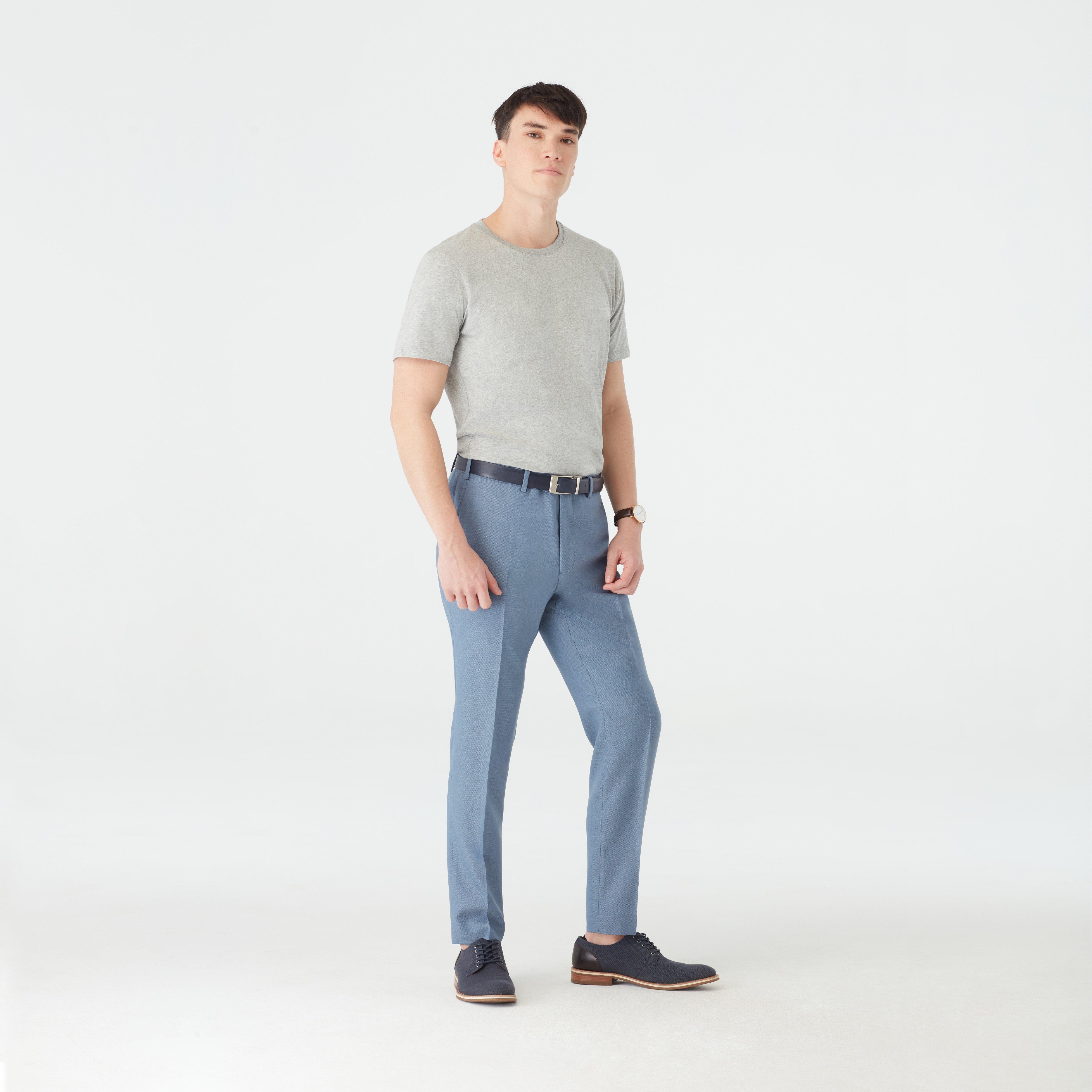 Blue pants - Solid Design from Seasonal Indochino Collection
