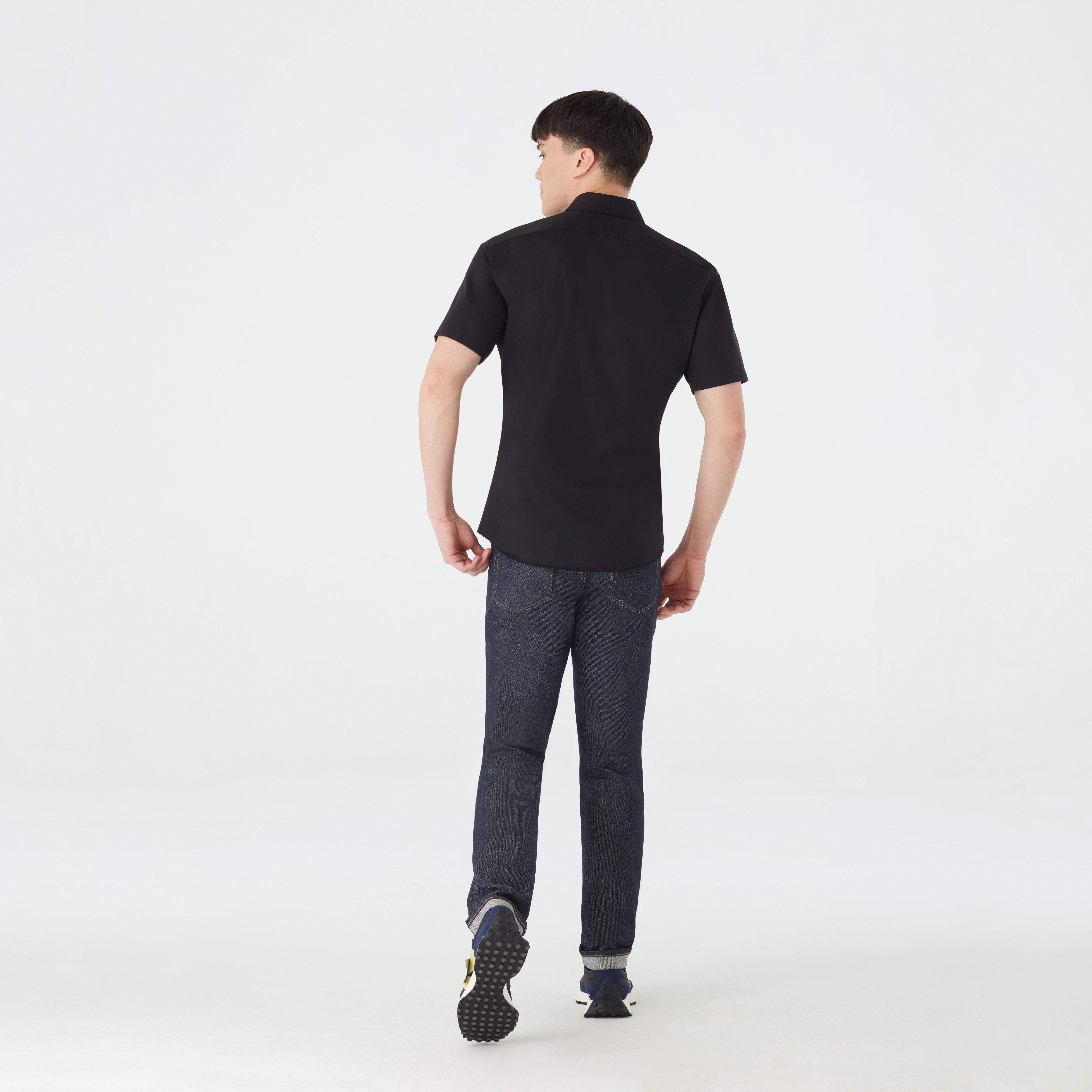 Product thumbnail 2 Black shirt - Hyde Solid Design from Indochino Collection