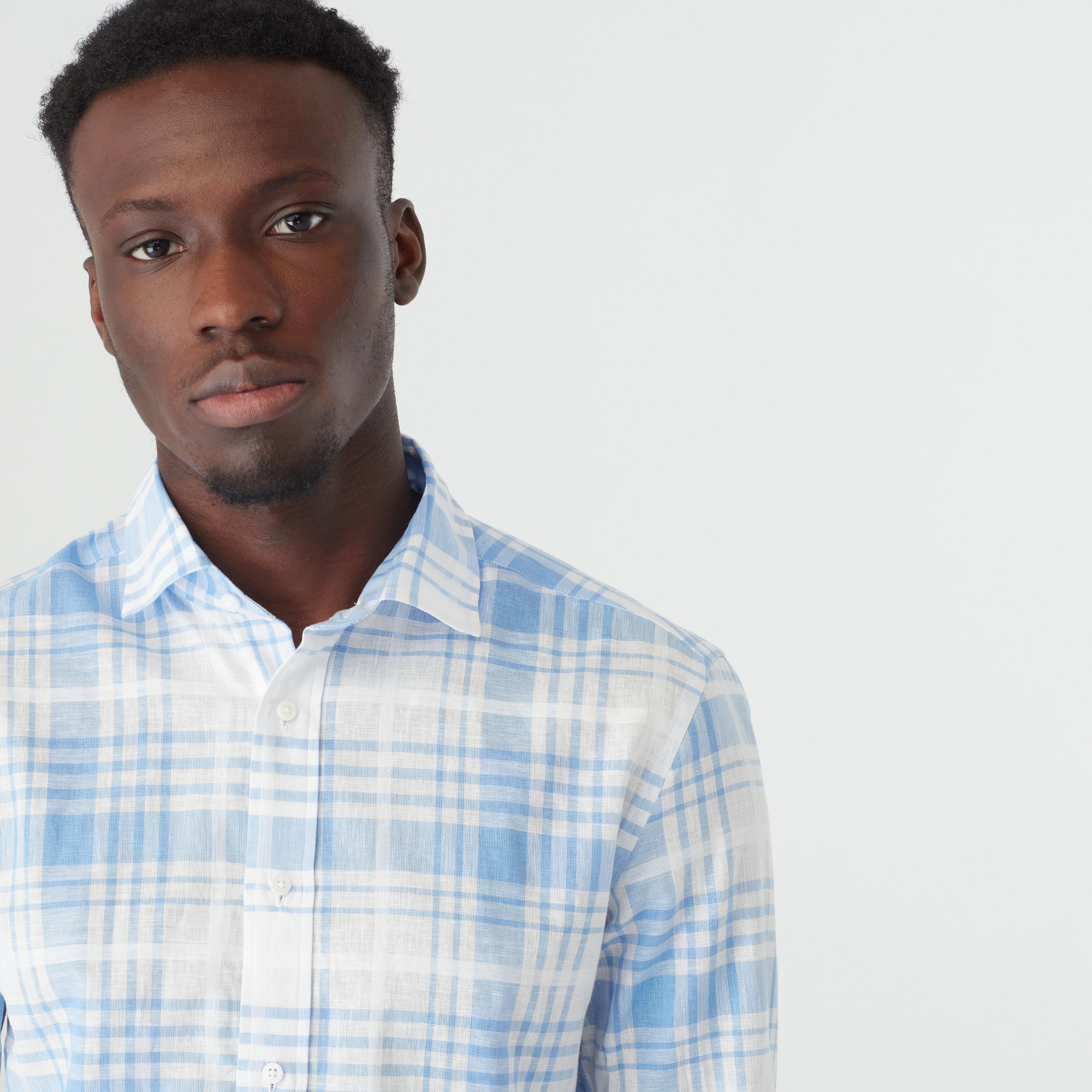 Product thumbnail 3 Blue shirt - Plaid Design from Seasonal Indochino Collection