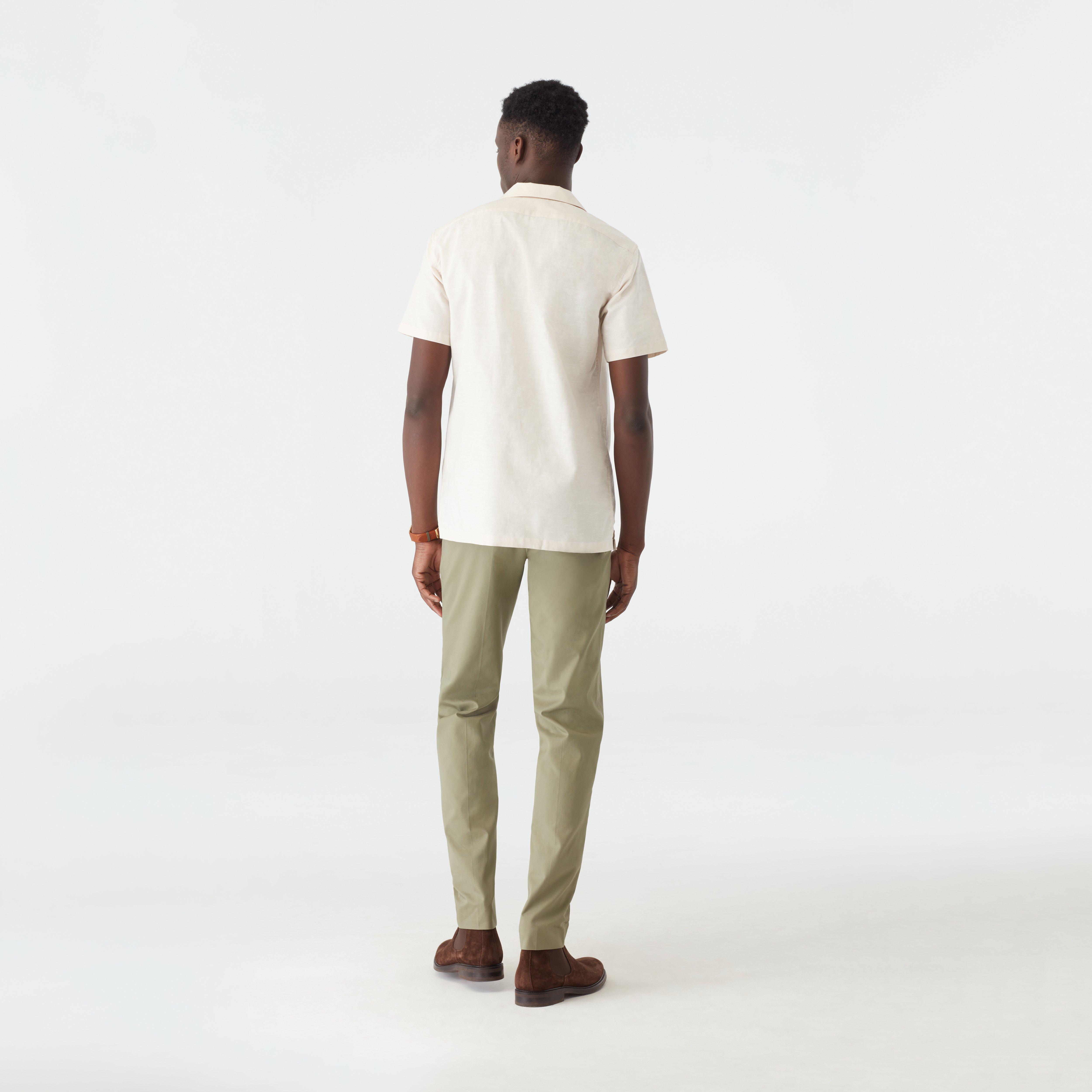Product thumbnail 2 Khaki campshirt - Sudbury Solid Design from Indochino Collection