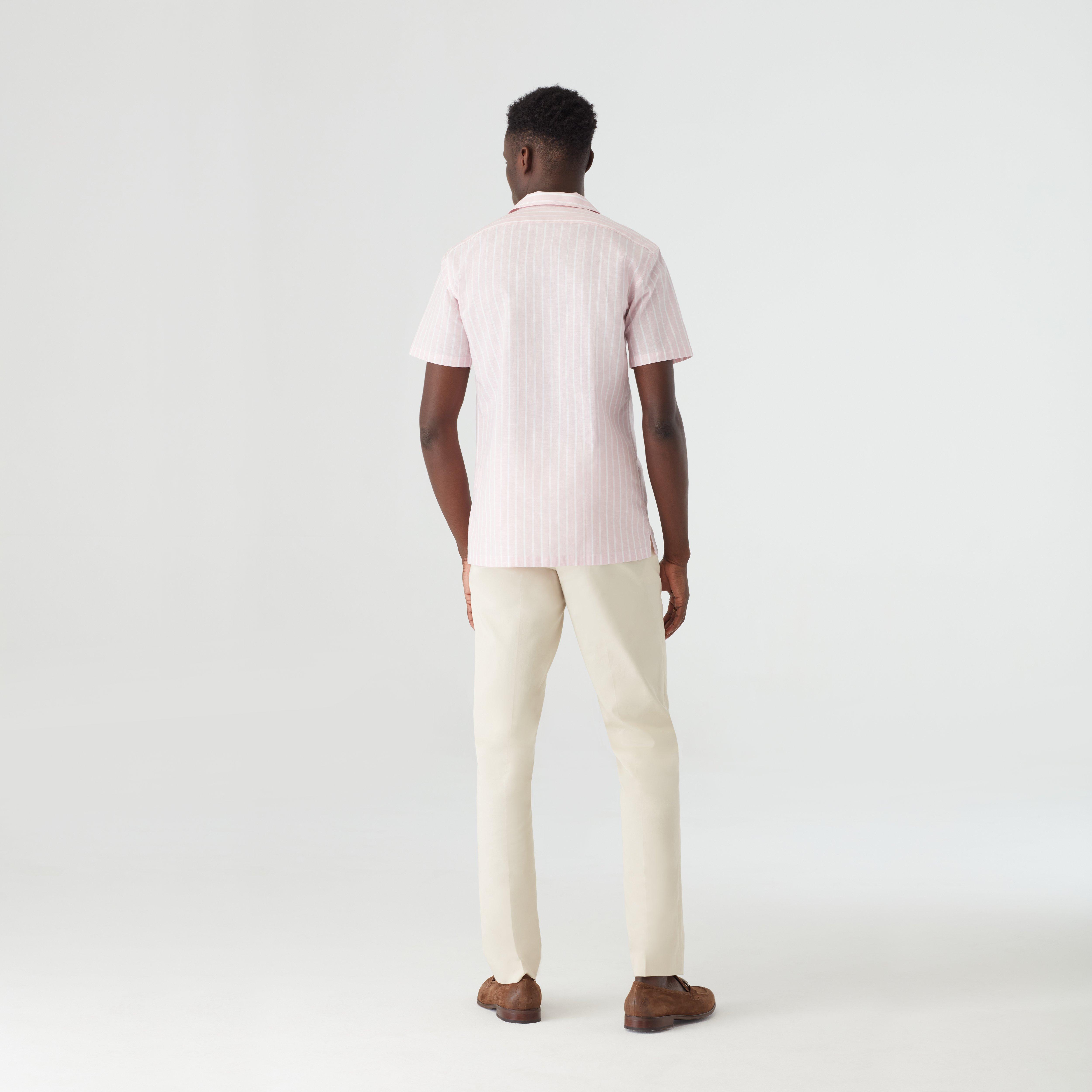 Product thumbnail 2 Pink campshirt - Striped Design from Indochino Collection