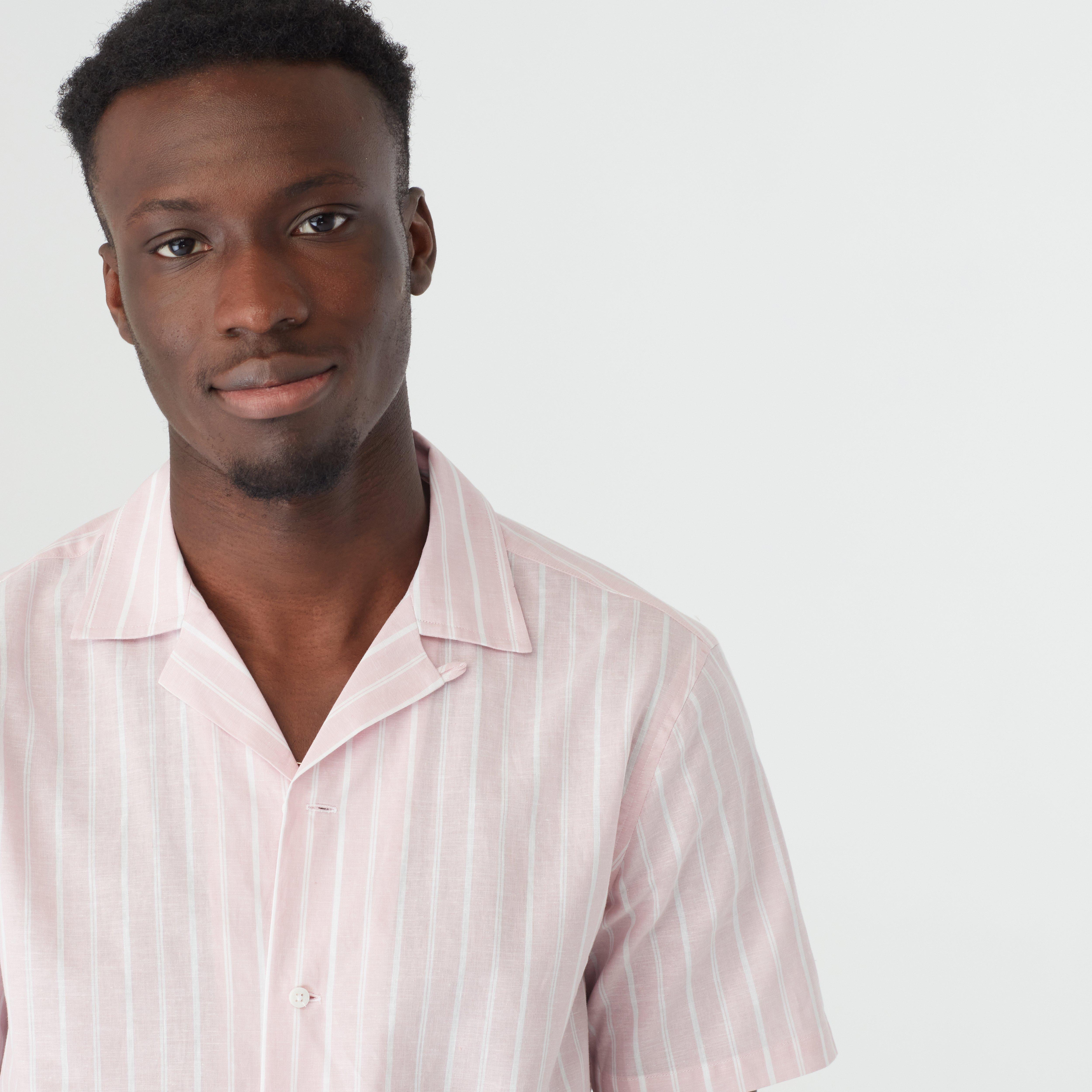 Product thumbnail 3 Pink campshirt - Striped Design from Indochino Collection
