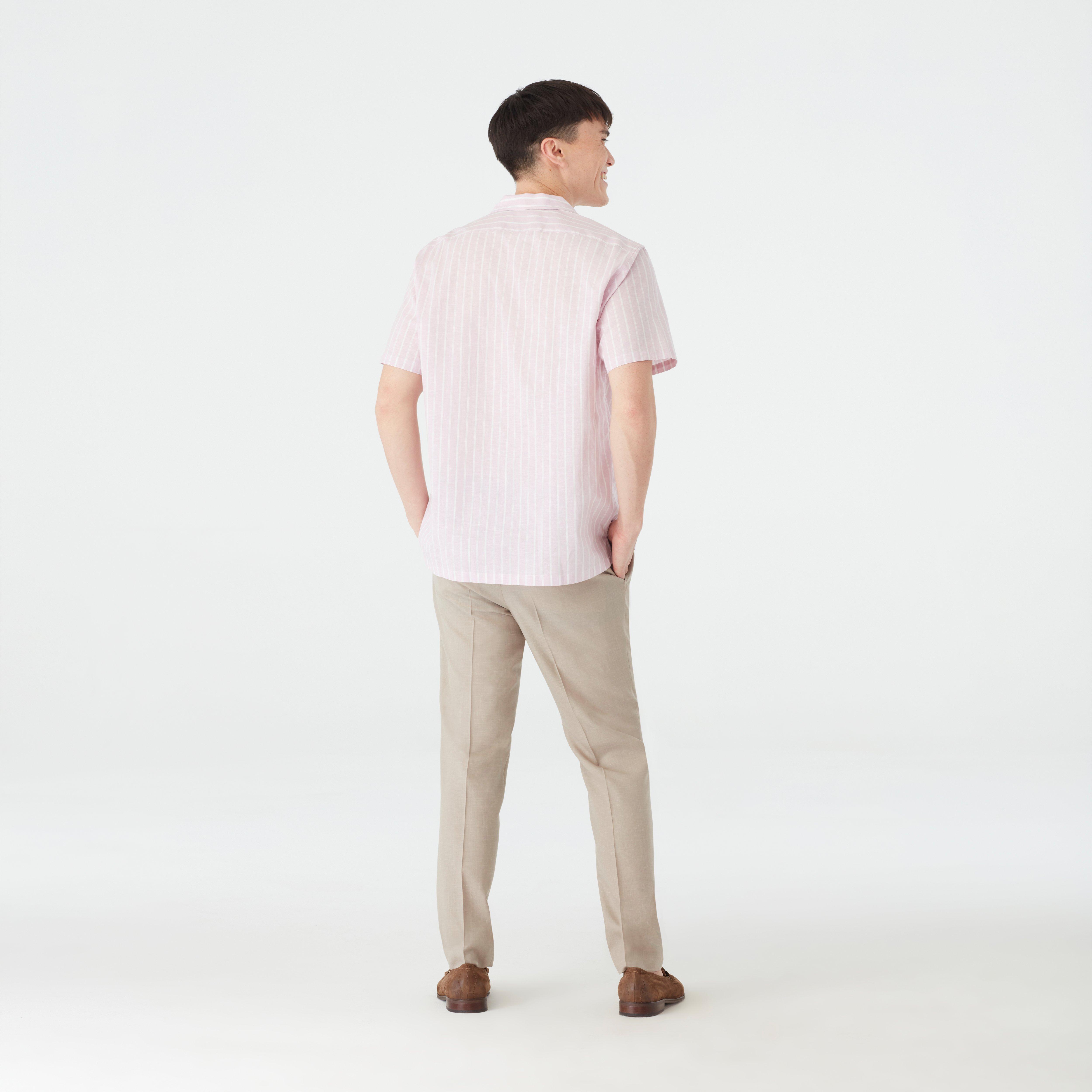 Product thumbnail 2 Pink campshirt - Striped Design from Indochino Collection