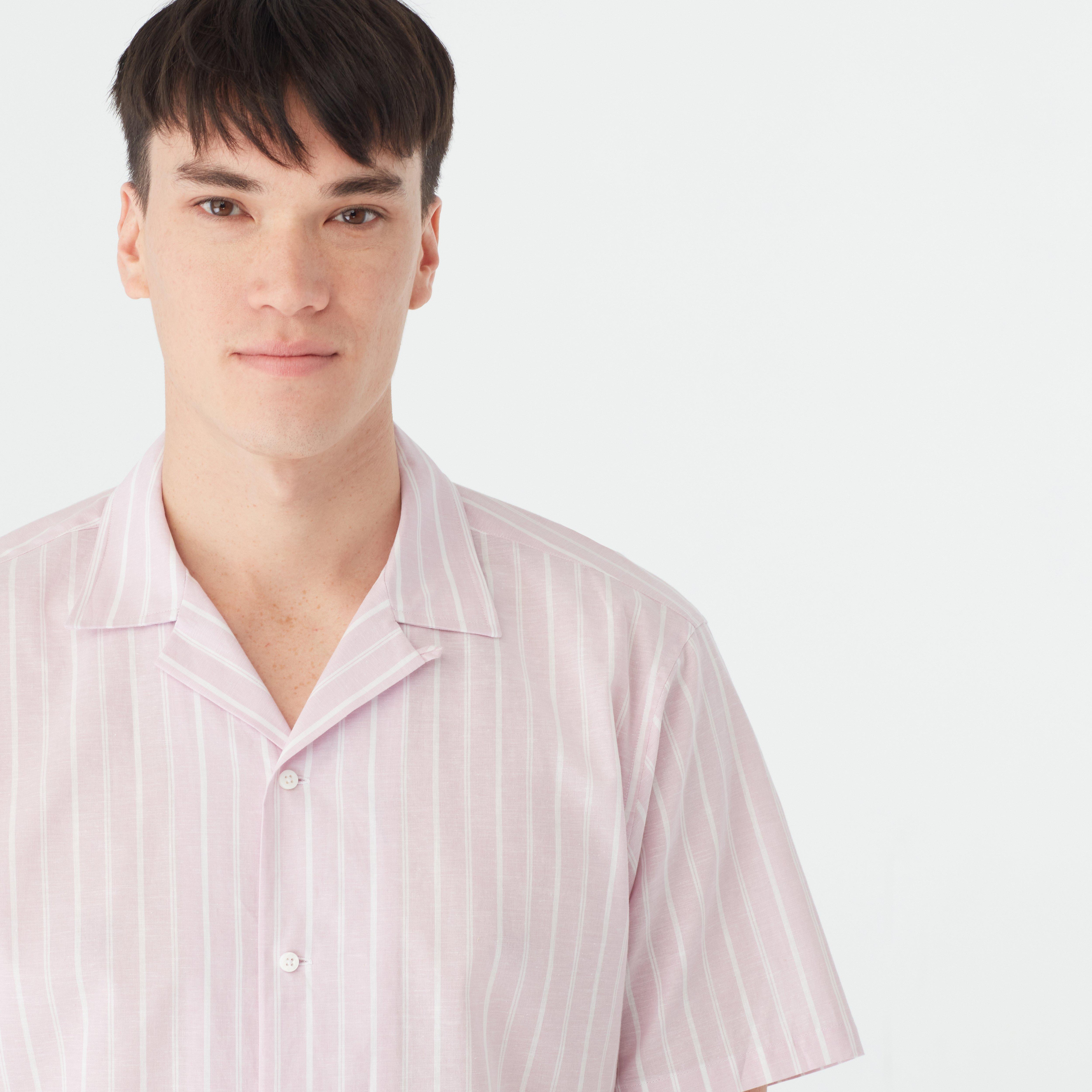 Product thumbnail 3 Pink campshirt - Striped Design from Indochino Collection
