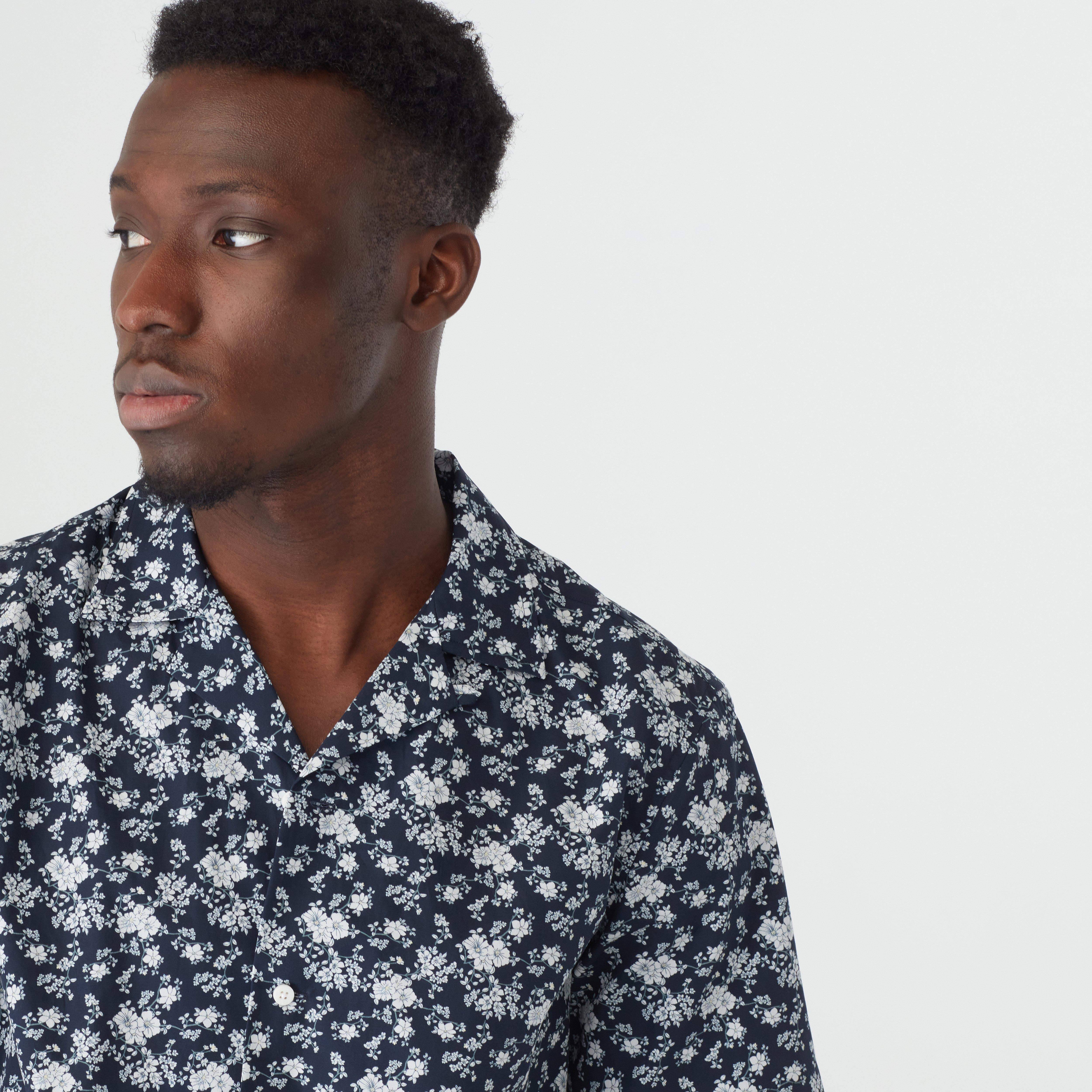 Product thumbnail 3 Navy campshirt - Pattern Design from Indochino Collection