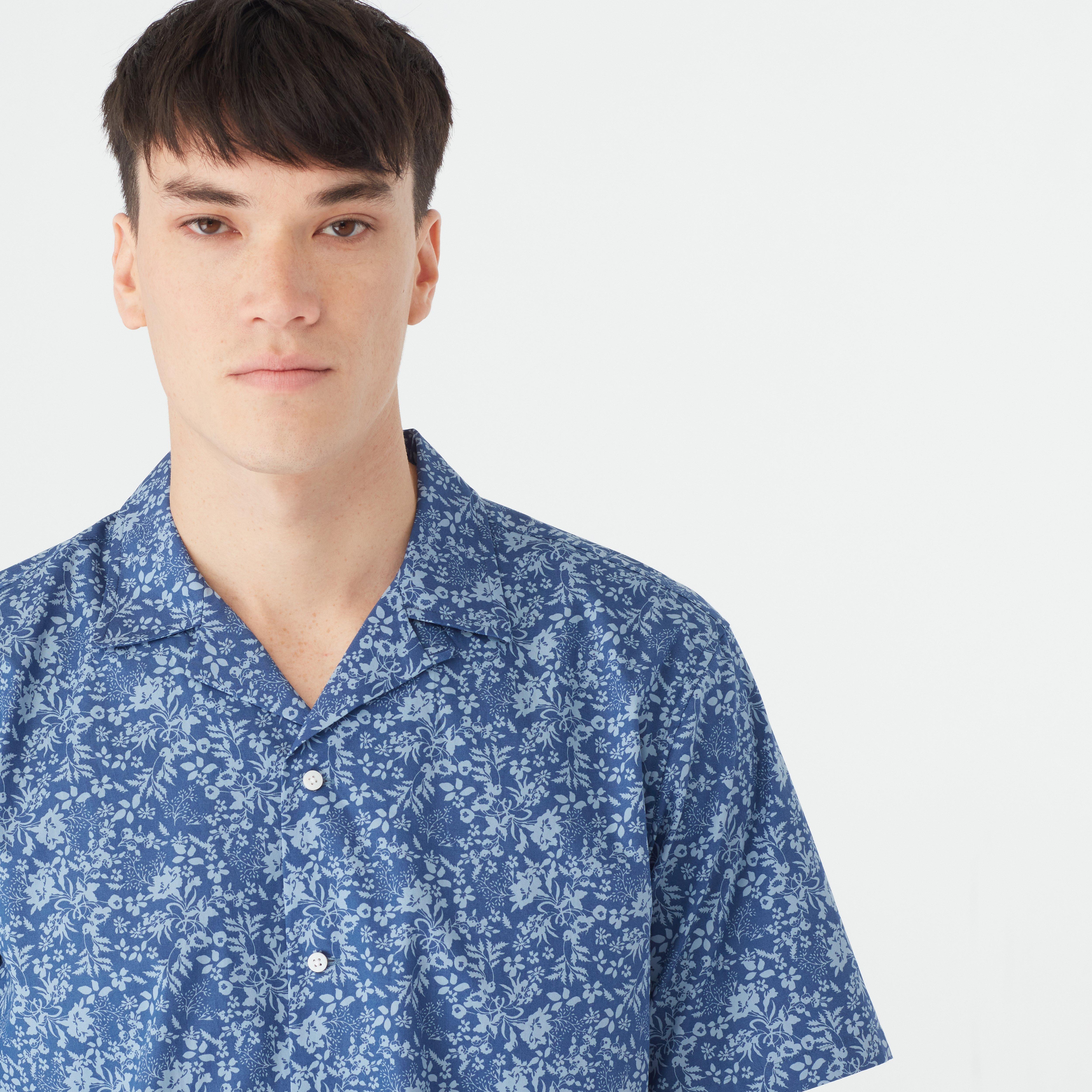 Product thumbnail 3 Blue campshirt - Pattern Design from Indochino Collection