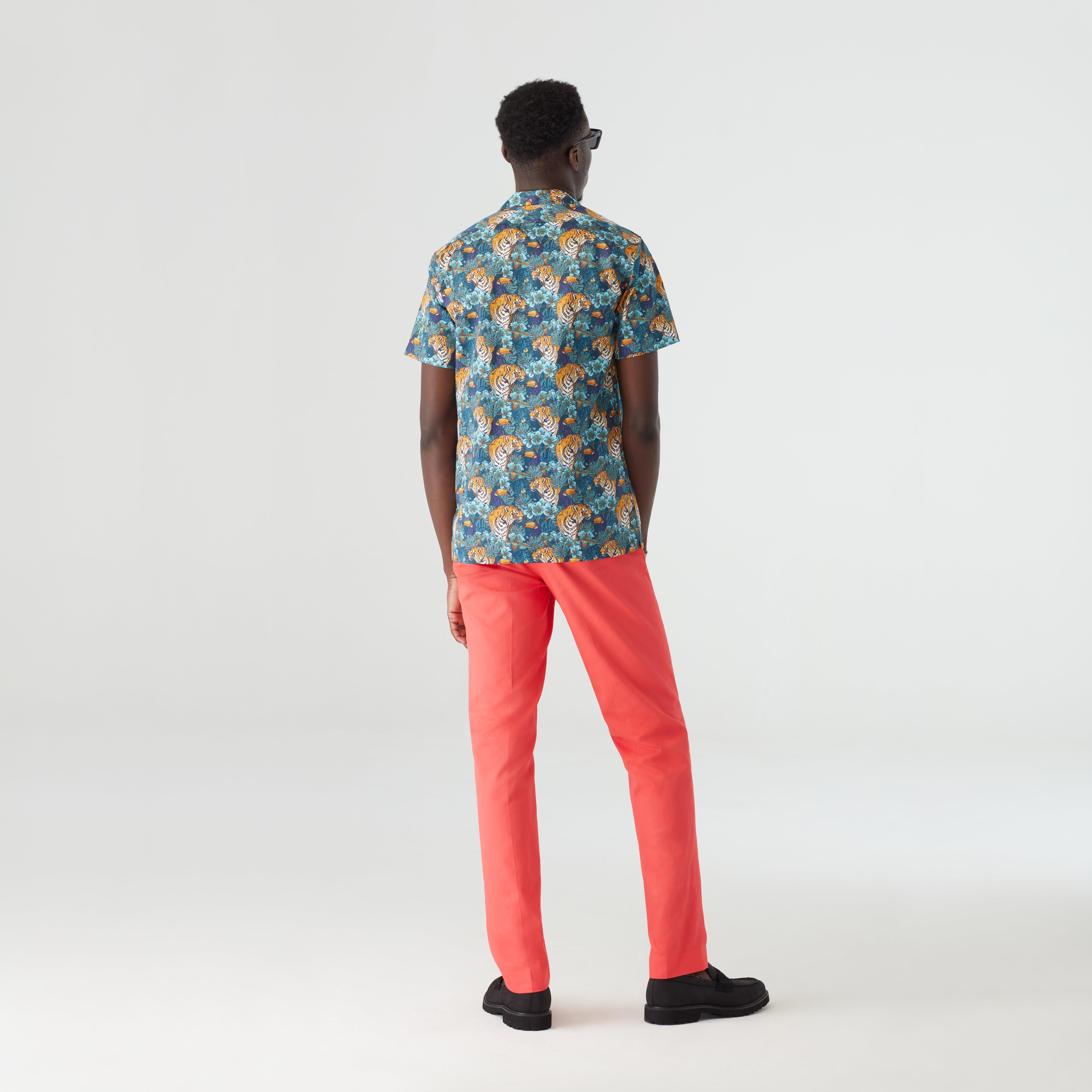 Product thumbnail 2 Blue campshirt - Pattern Design from Seasonal Indochino Collection