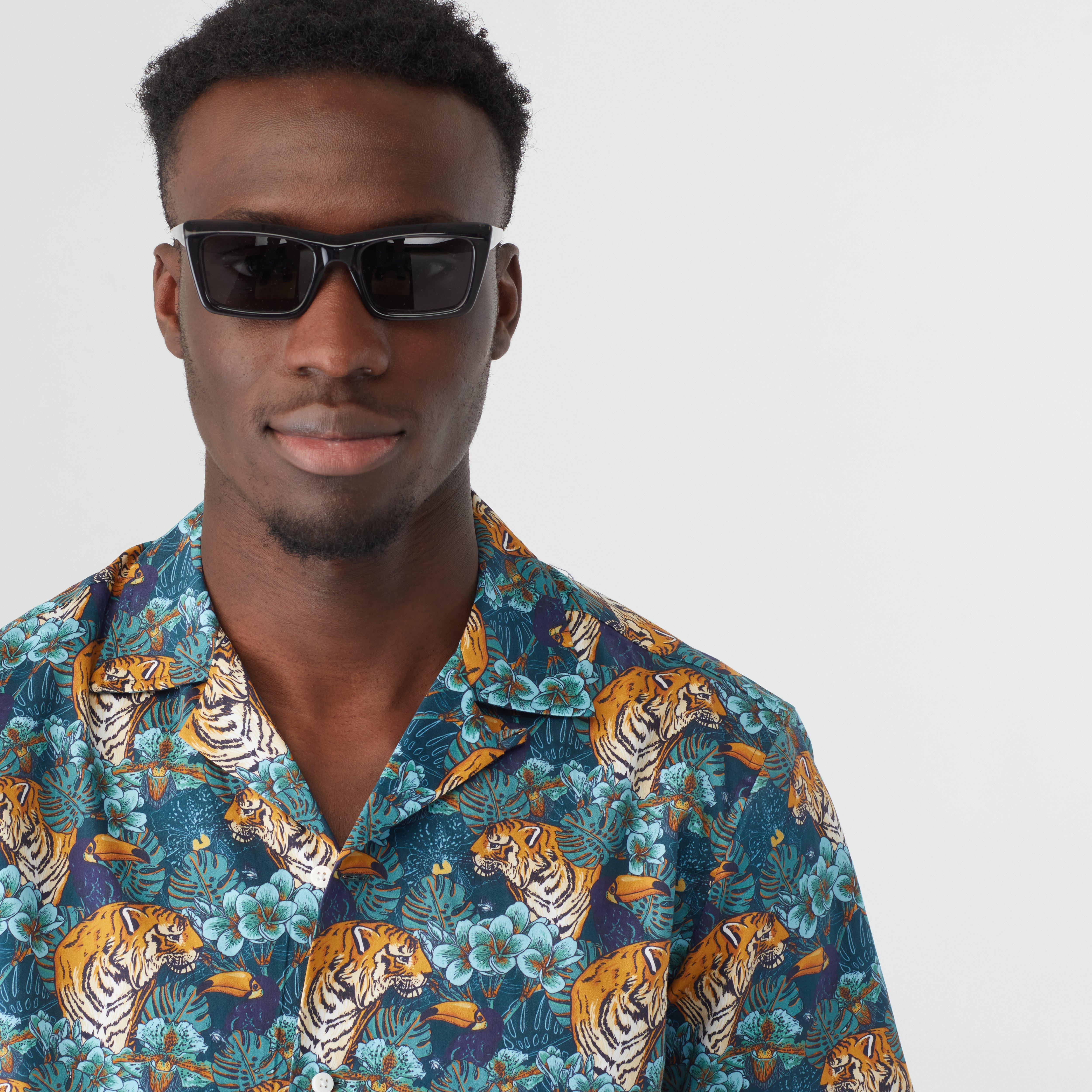 Product thumbnail 3 Blue campshirt - Pattern Design from Seasonal Indochino Collection