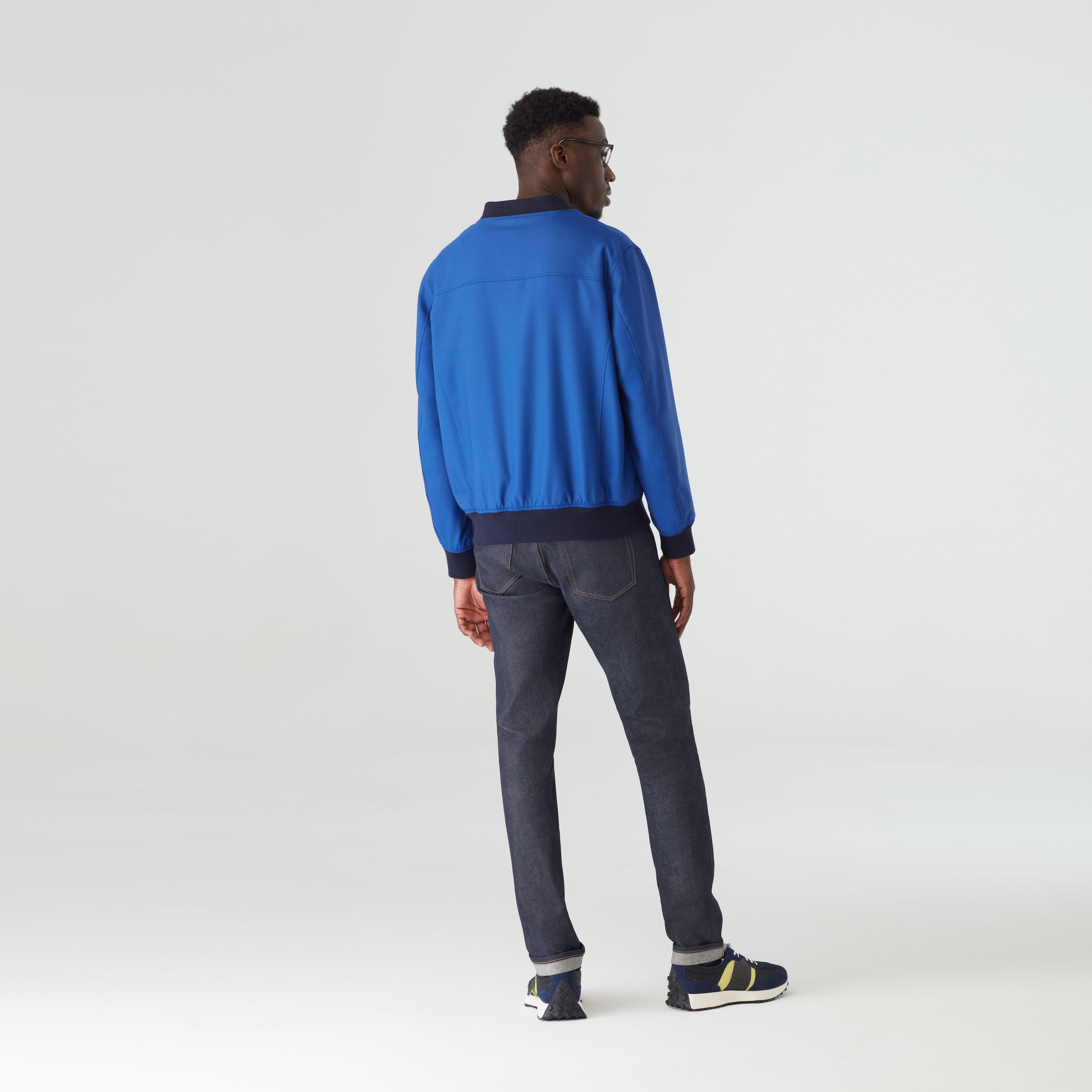 Product thumbnail 2 Blue bomberjacket - Solid Design from Seasonal Indochino Collection