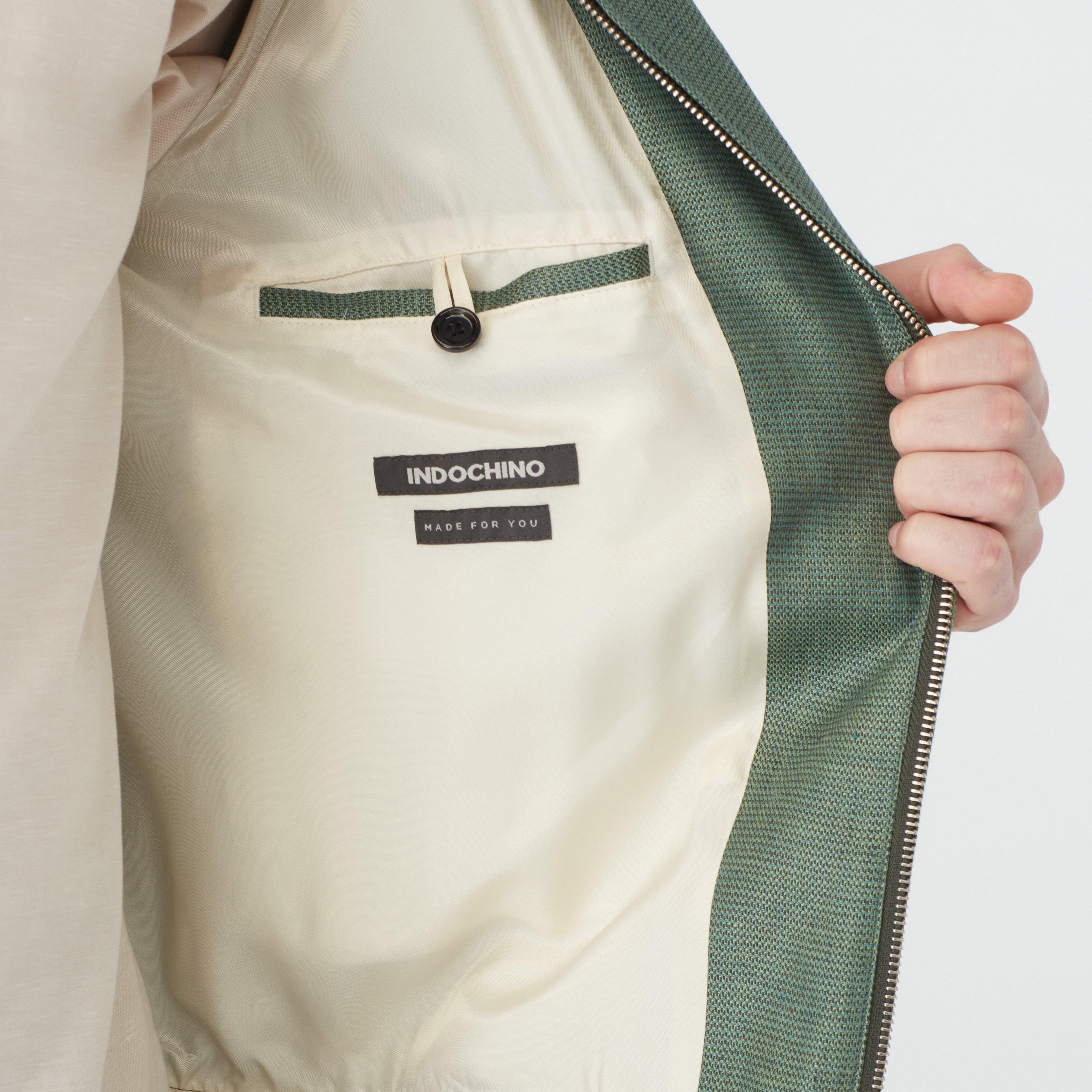 Product thumbnail 3 Green bomberjacket - Solid Design from Seasonal Indochino Collection