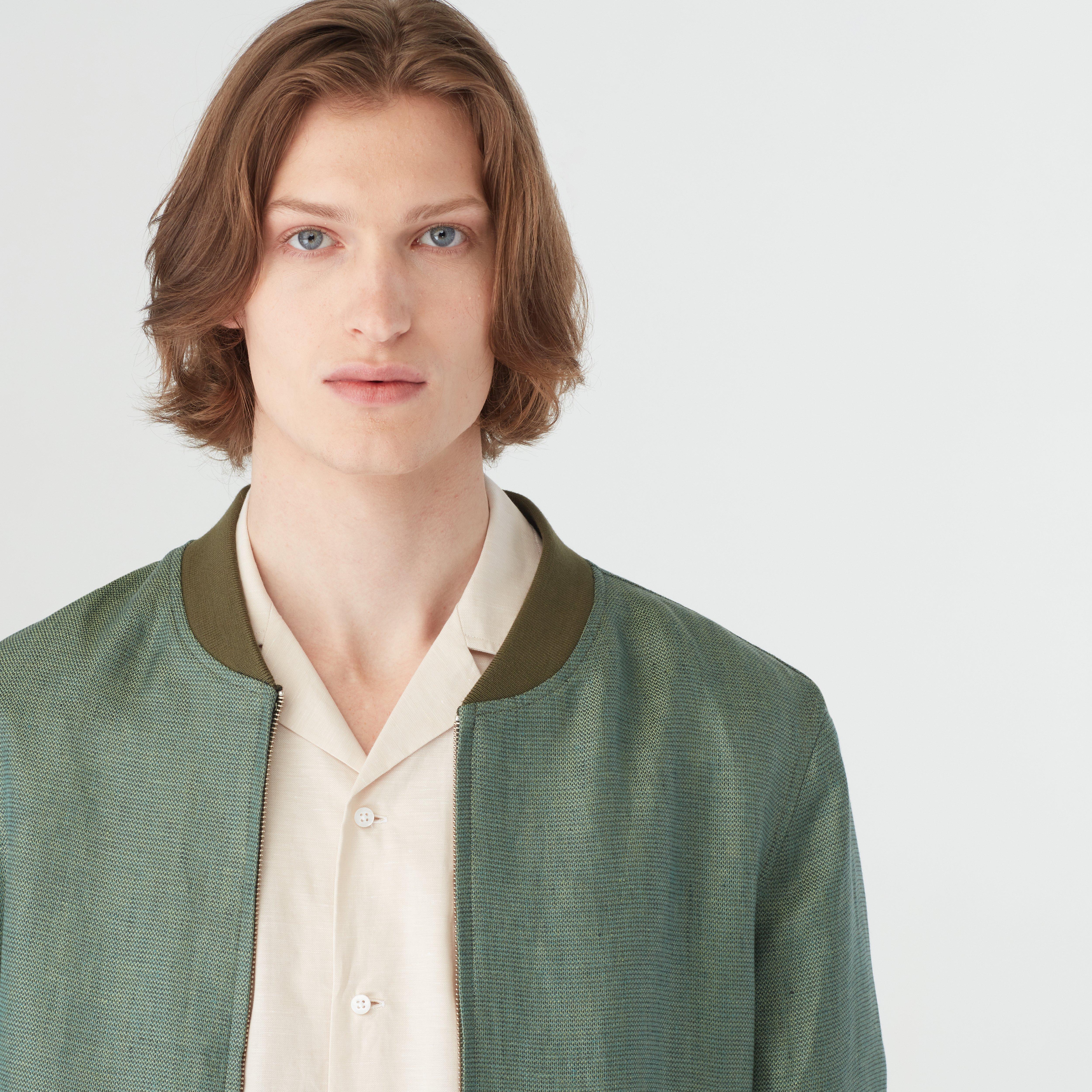 Product thumbnail 4 Green bomberjacket - Solid Design from Seasonal Indochino Collection