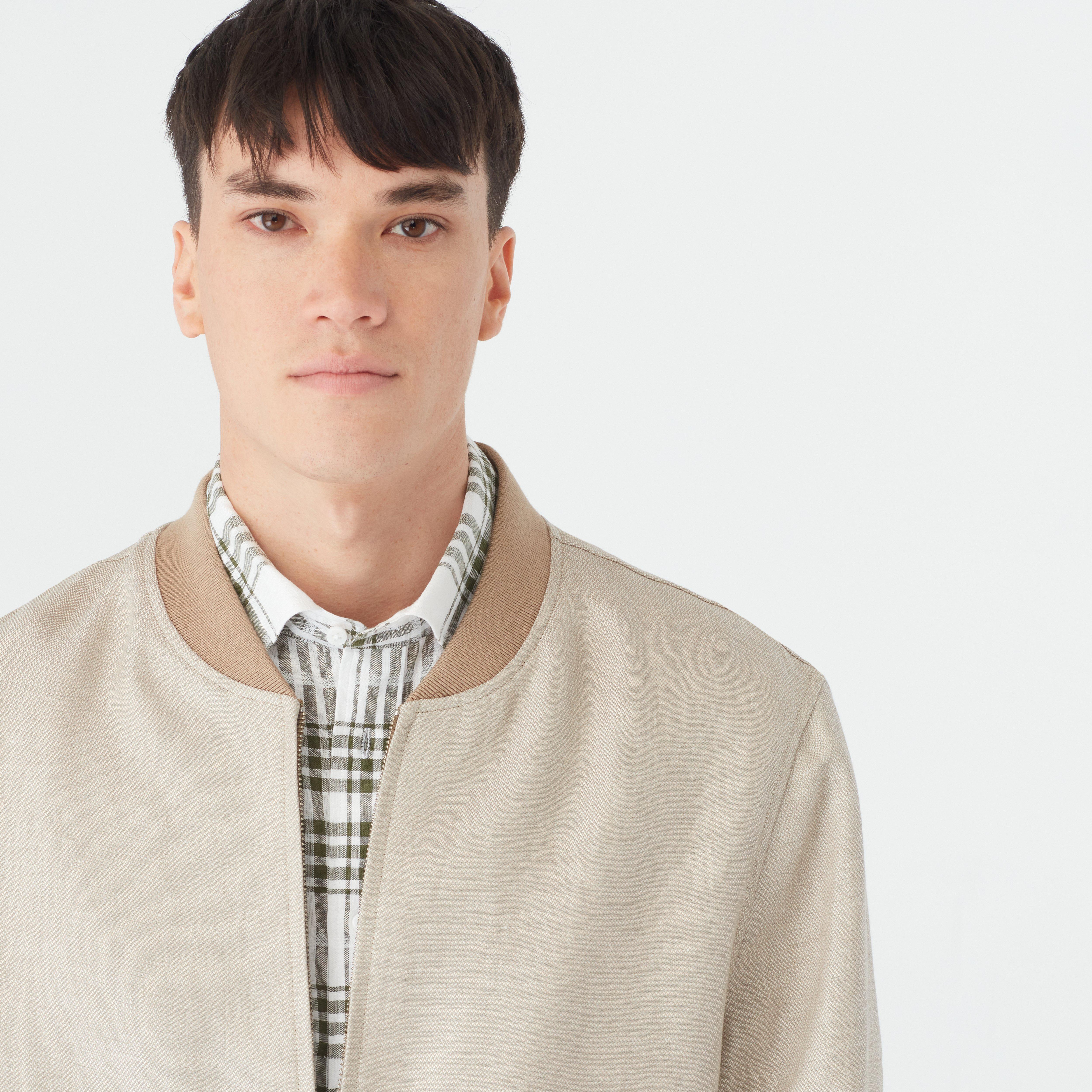 Product thumbnail 4 Cream bomberjacket - Solid Design from Seasonal Indochino Collection