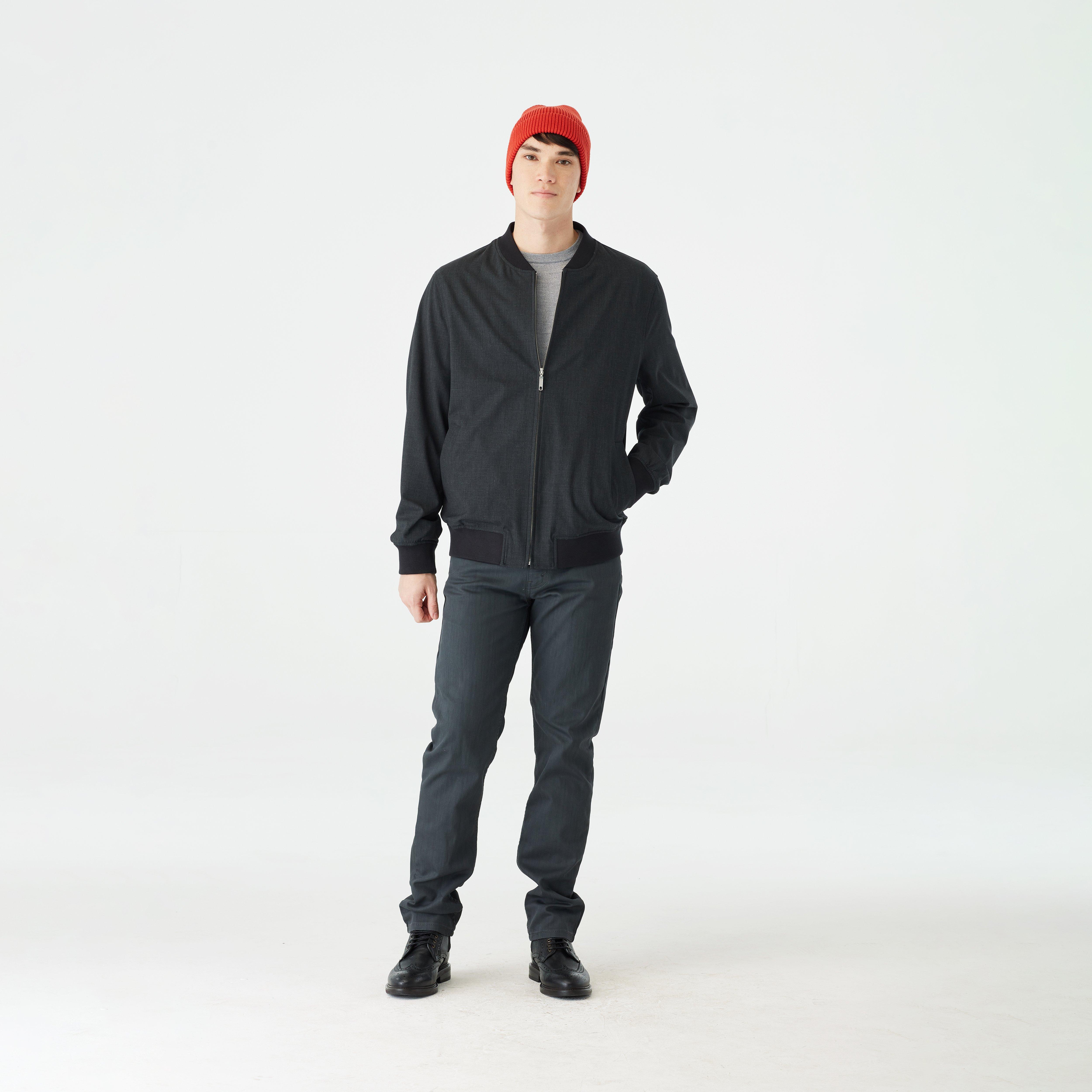 Gray bomberjacket - Solid Design from Luxury Indochino Collection