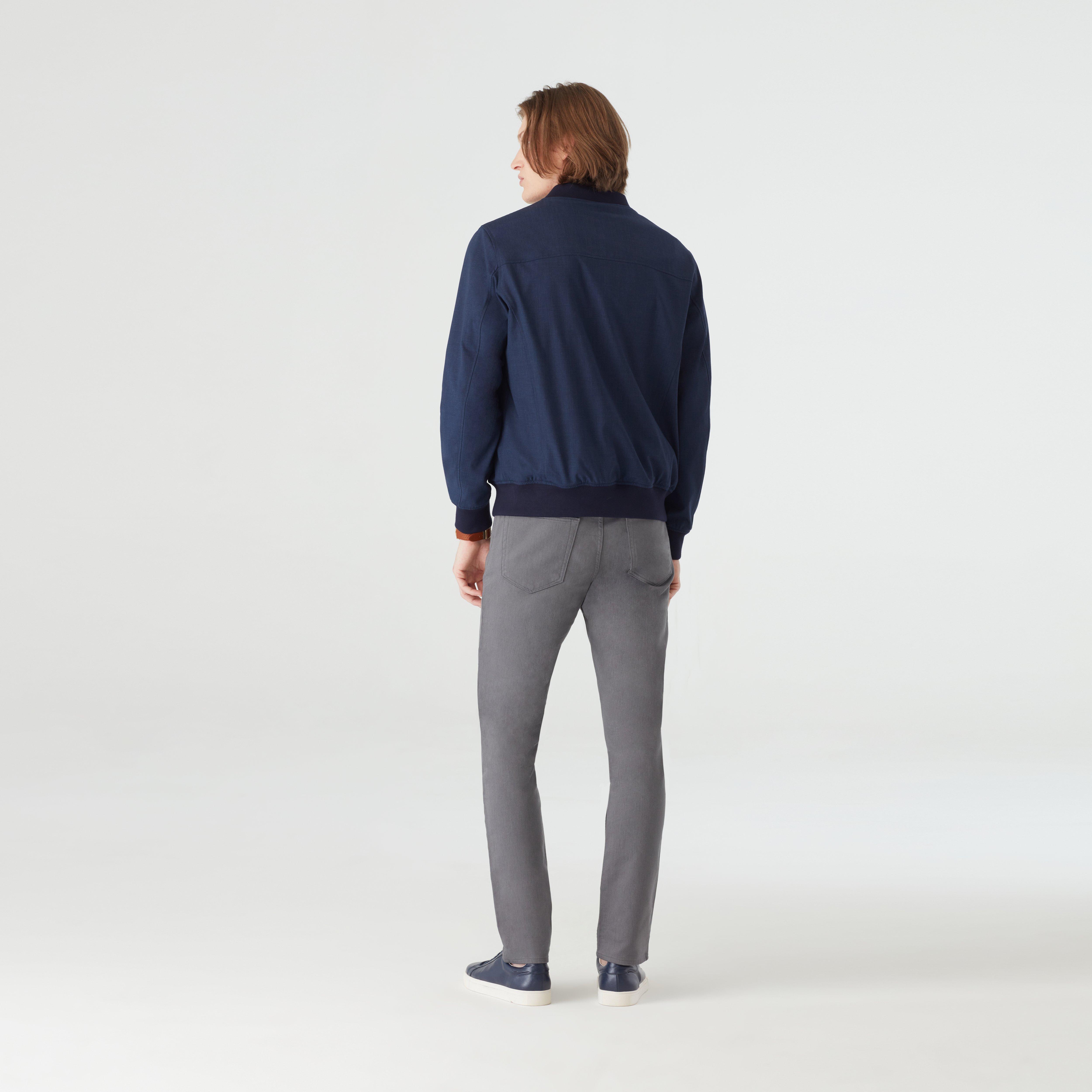 Product thumbnail 2 Navy bomberjacket - Solid Design from Luxury Indochino Collection
