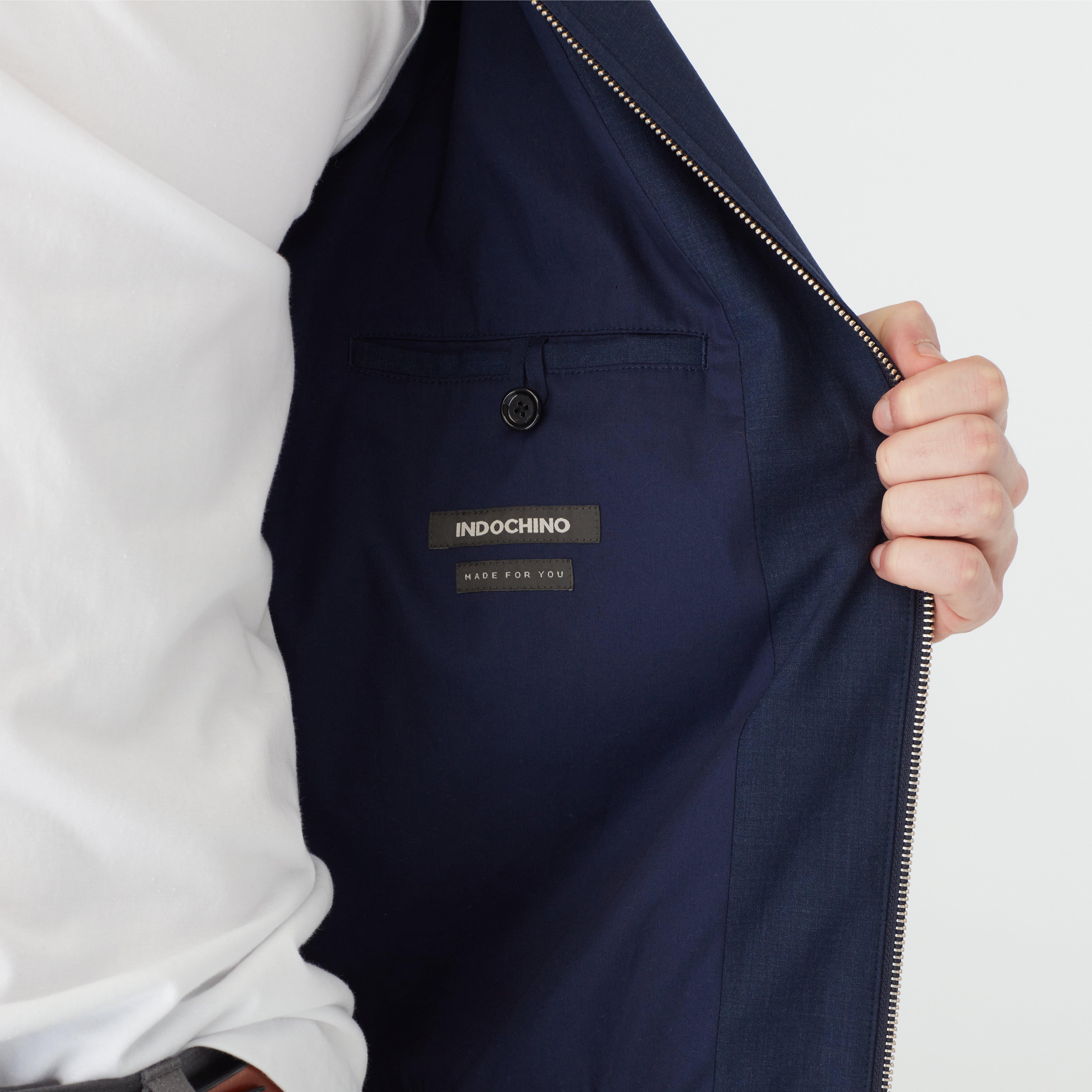 Product thumbnail 3 Navy bomberjacket - Solid Design from Luxury Indochino Collection