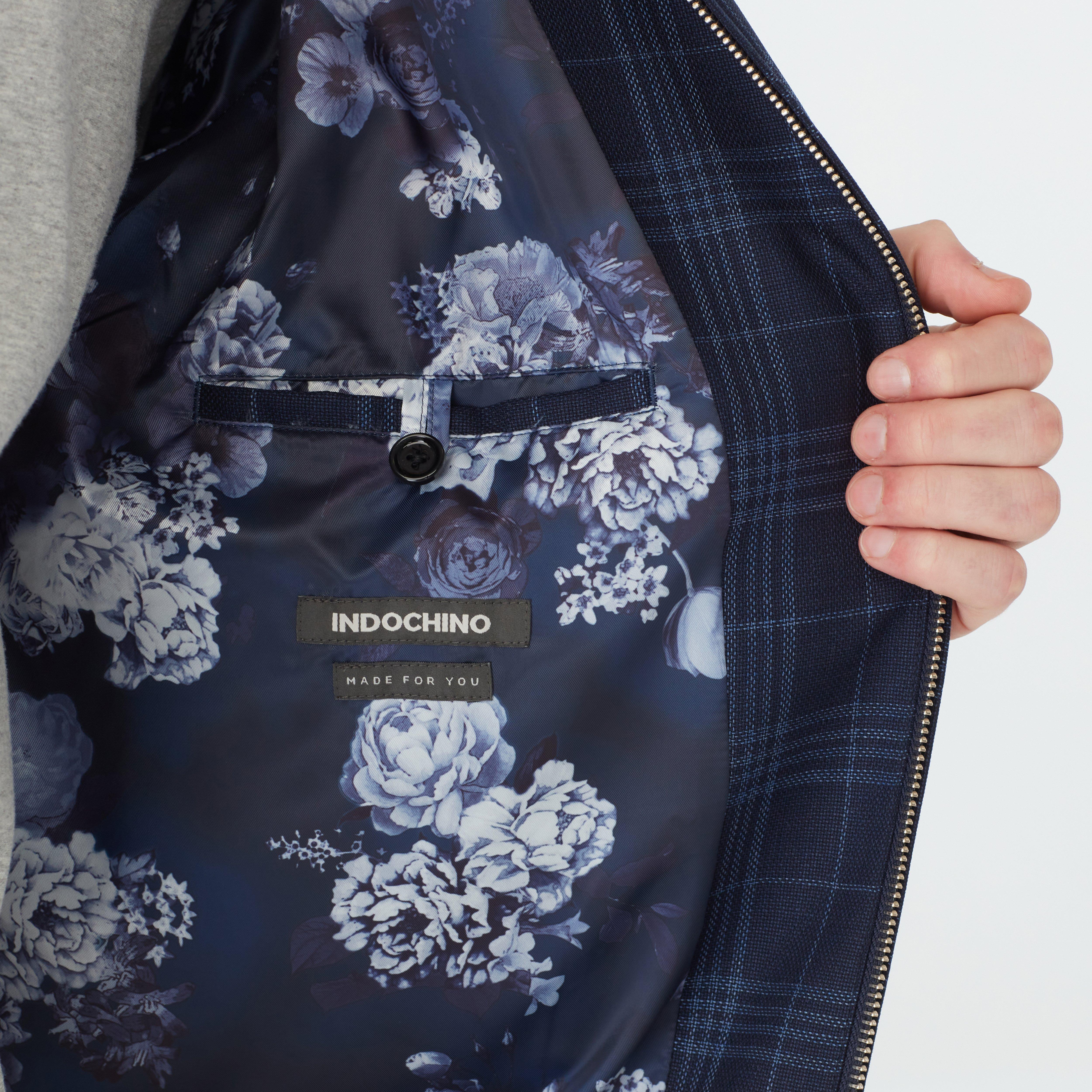 Product thumbnail 3 Navy bomberjacket - Plaid Design from Seasonal Indochino Collection