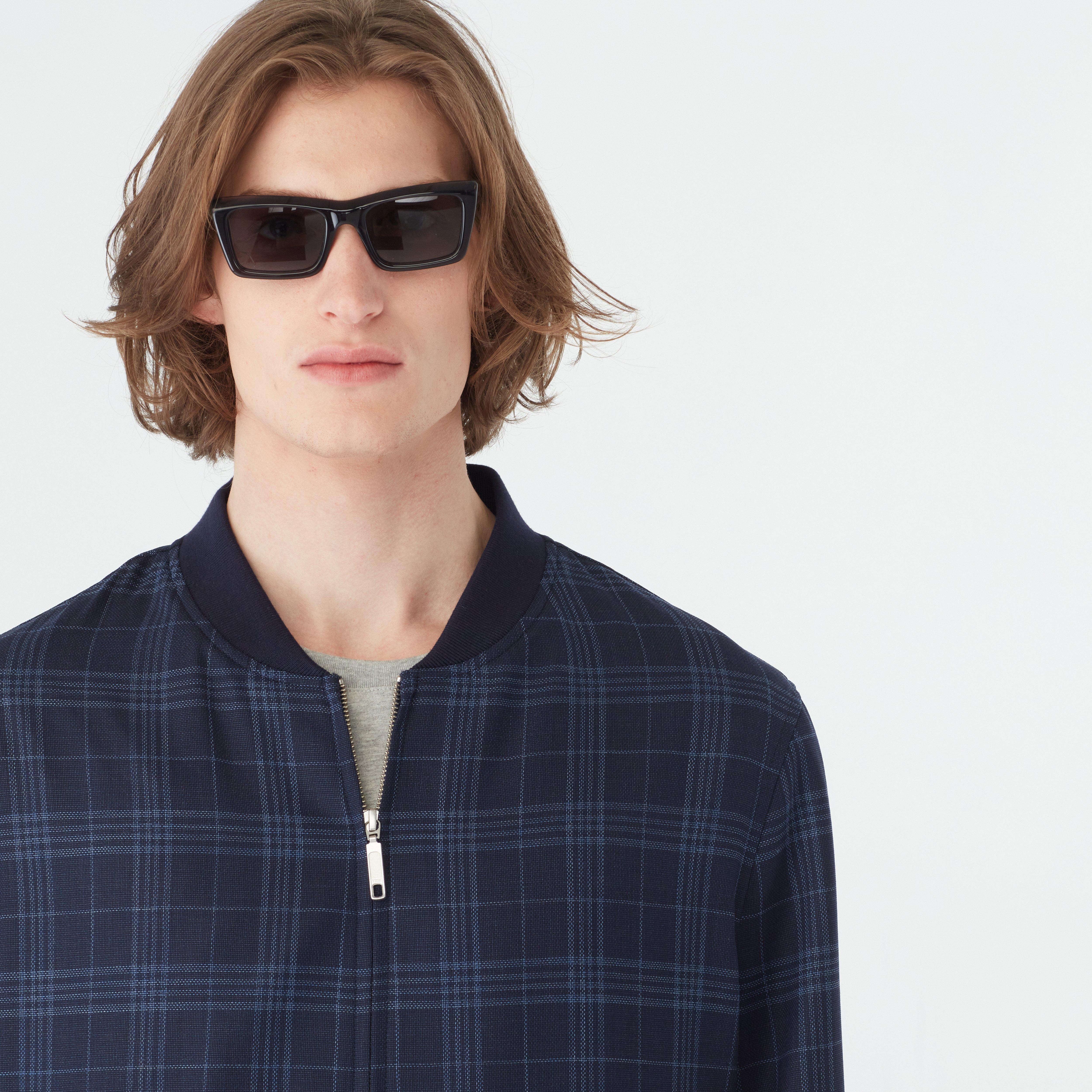 Product thumbnail 4 Navy bomberjacket - Plaid Design from Seasonal Indochino Collection