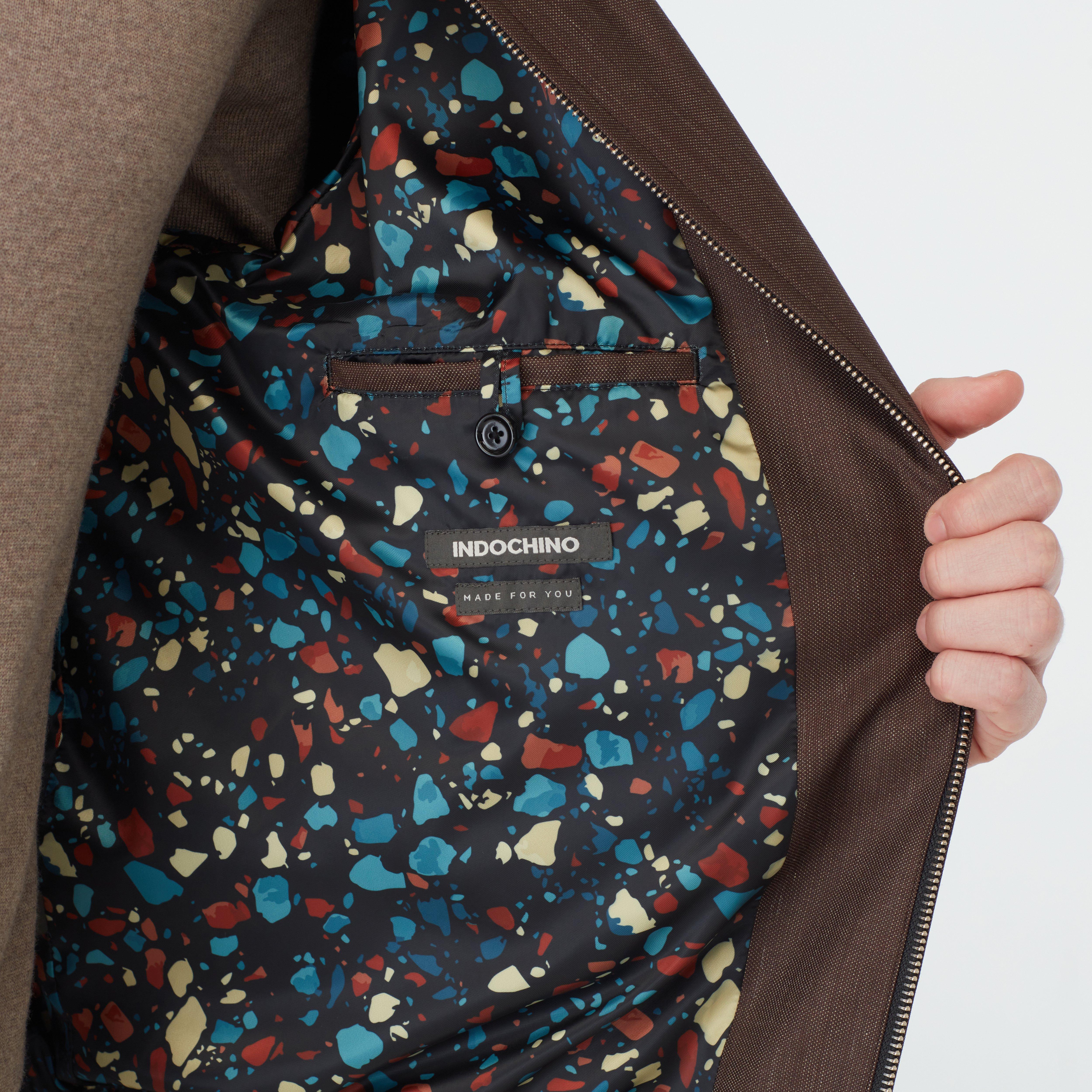 Product thumbnail 3 Brown bomberjacket - Solid Design from Seasonal Indochino Collection