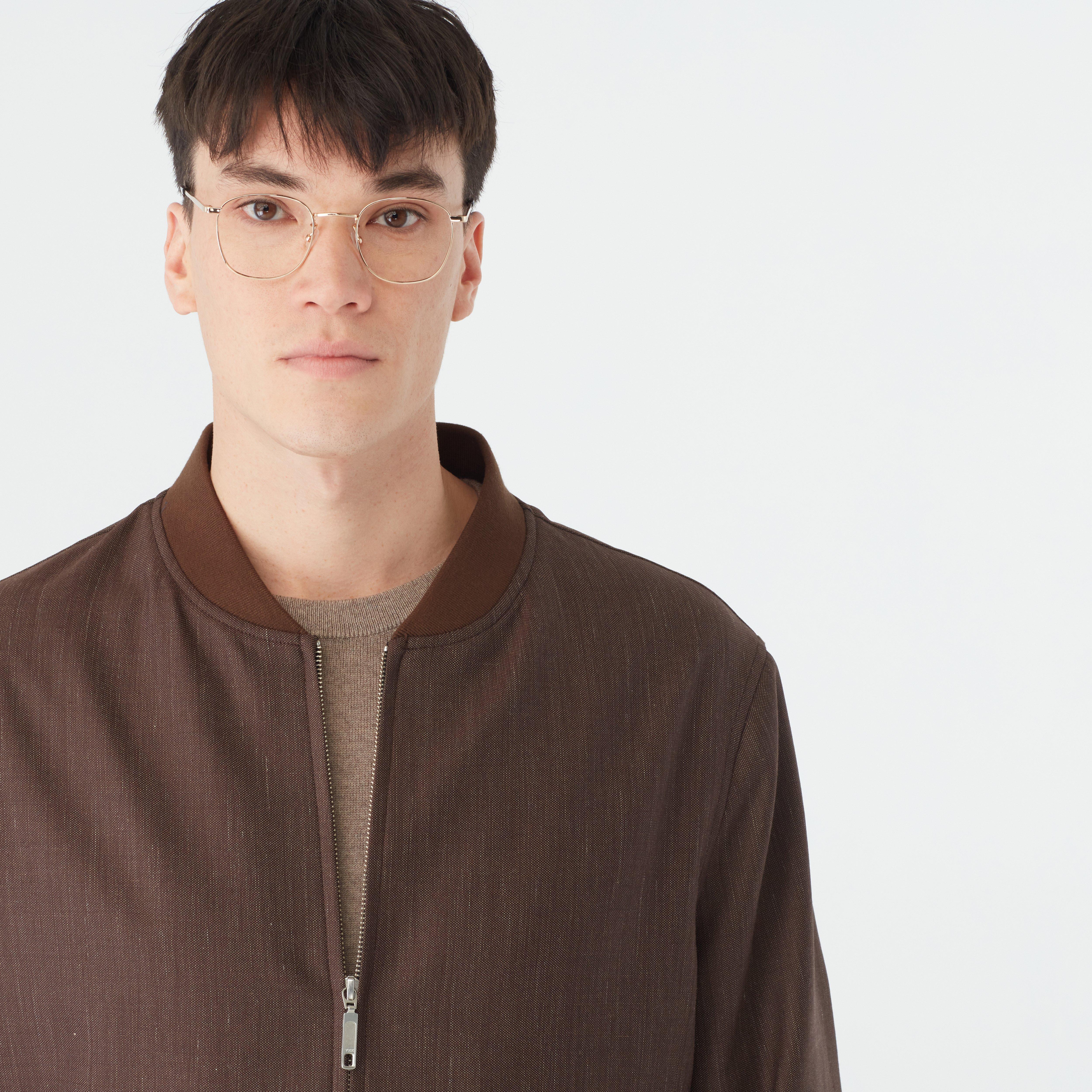Product thumbnail 4 Brown bomberjacket - Solid Design from Seasonal Indochino Collection