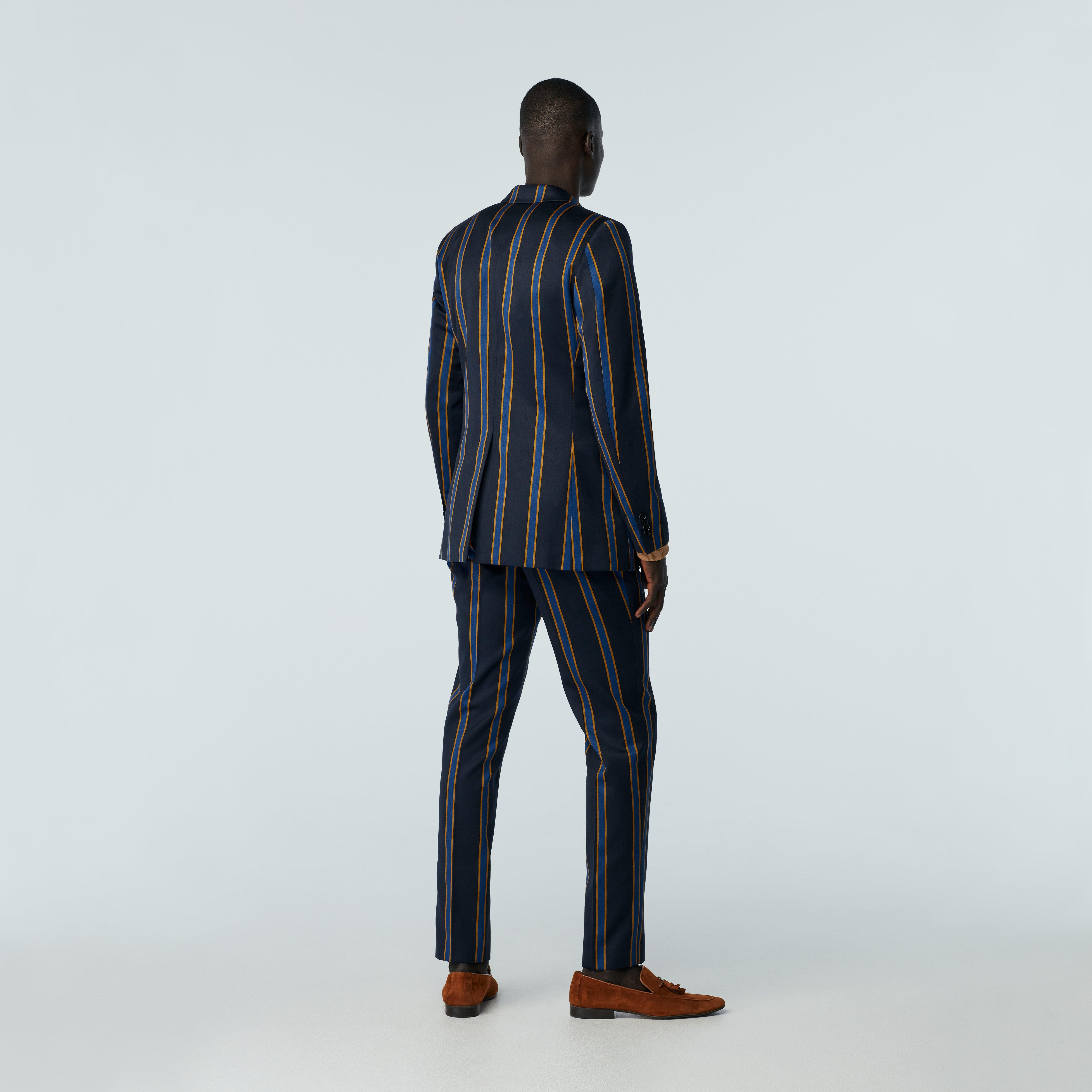 Product thumbnail 2 Navy suit - Bardwell Striped Design from british Spring / Summer Indochino Collection