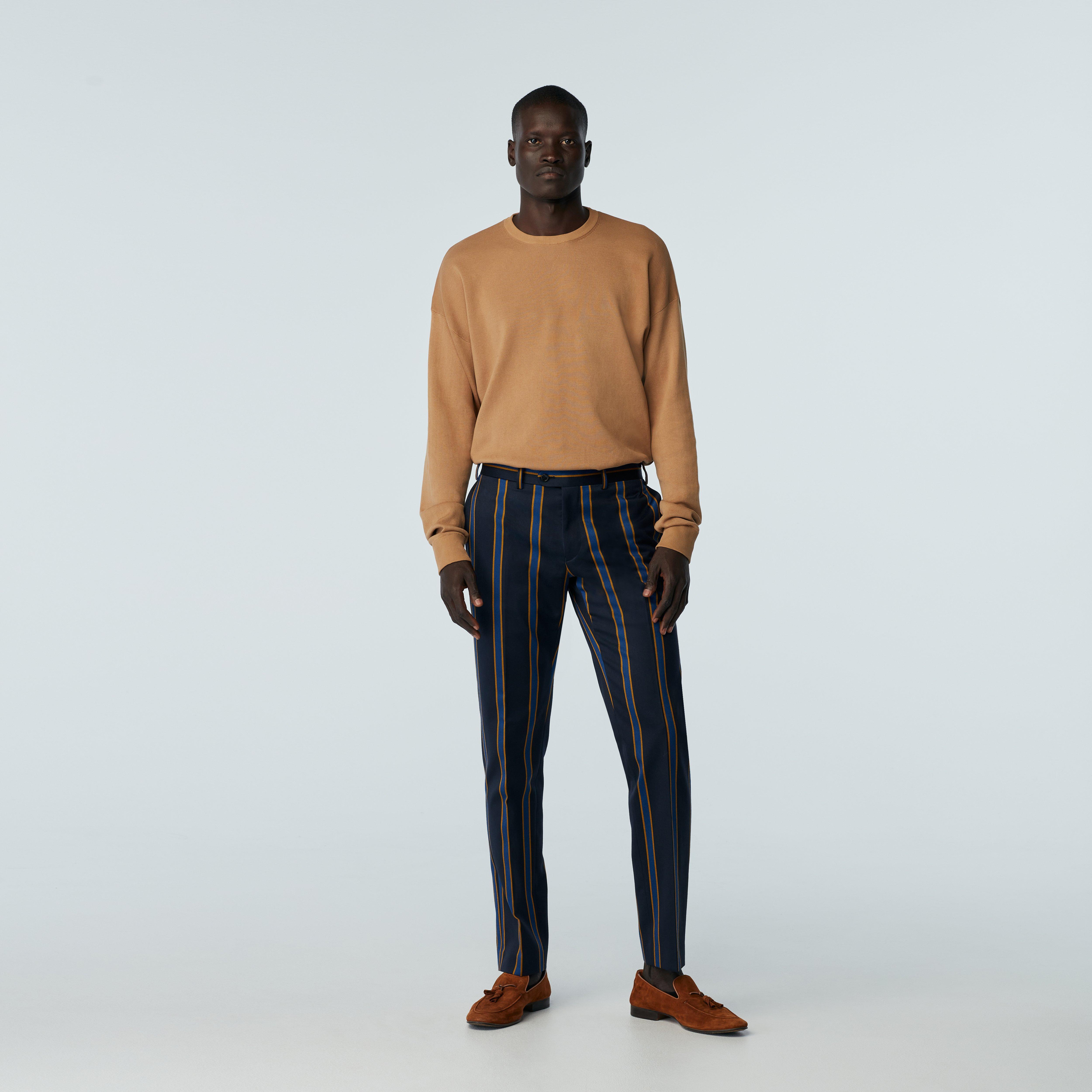 Product thumbnail 3 Navy suit - Bardwell Striped Design from british Spring / Summer Indochino Collection