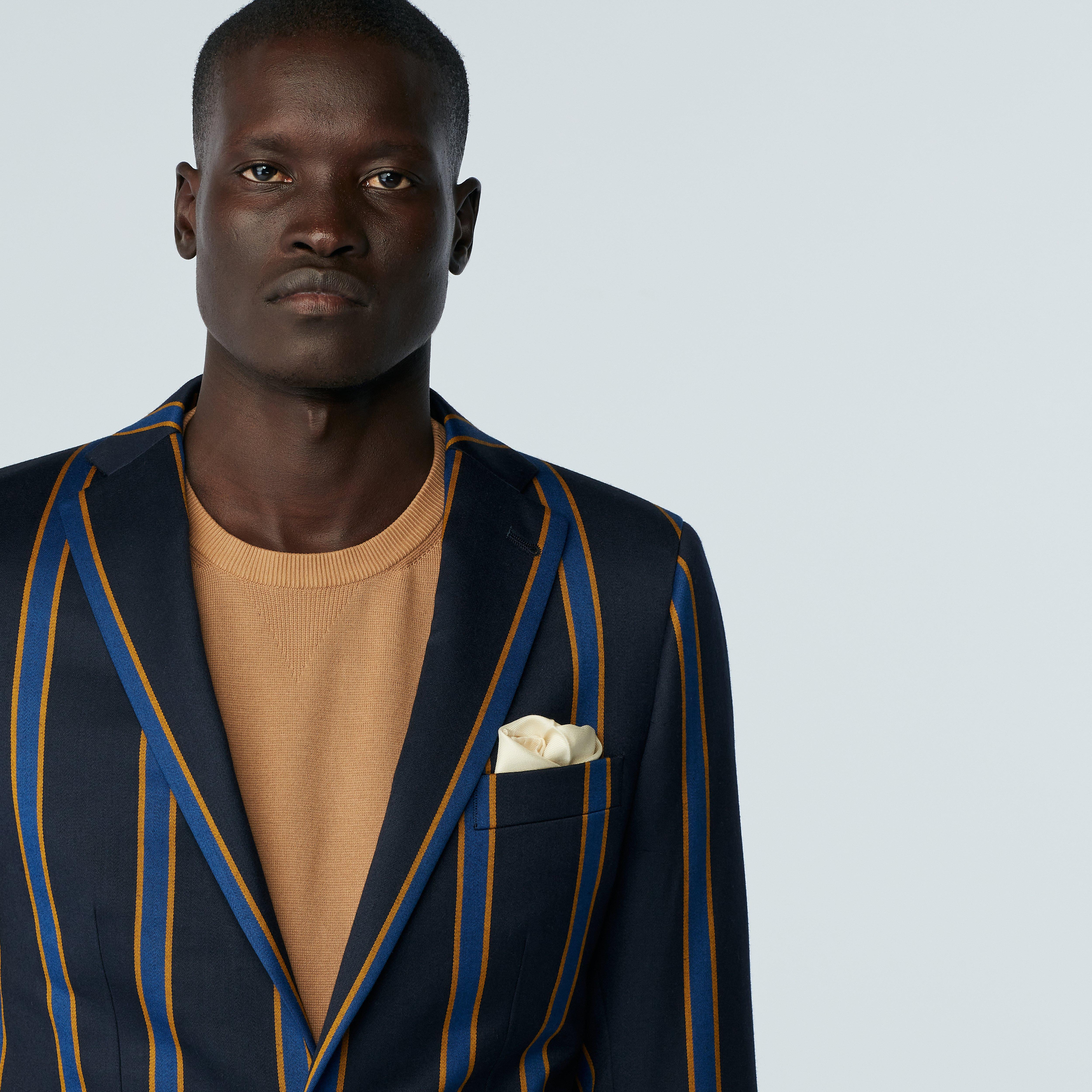 Product thumbnail 6 Navy suit - Bardwell Striped Design from british Spring / Summer Indochino Collection