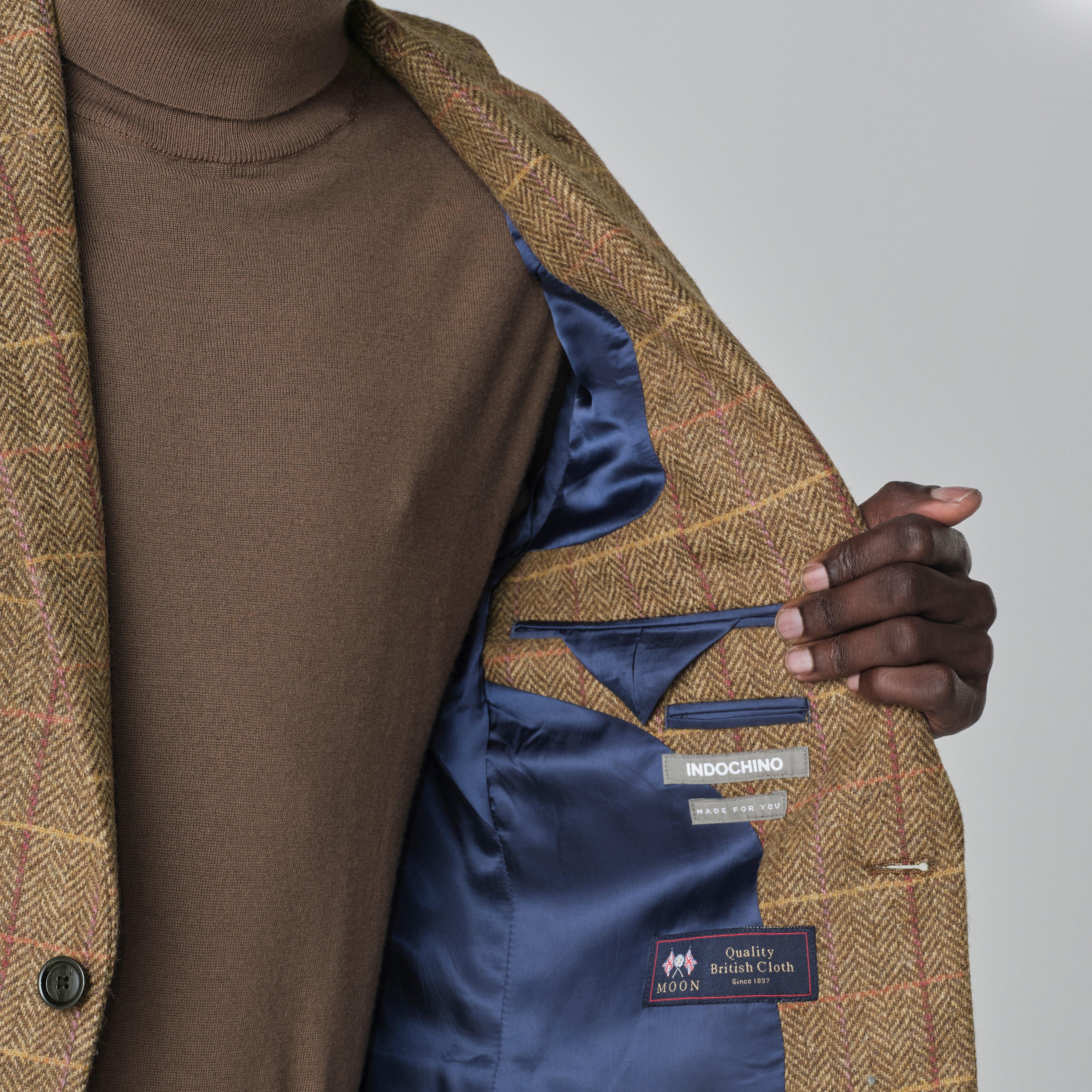 Product thumbnail 5 Brown suit - Belford Checked Design from british Spring / Summer Indochino Collection