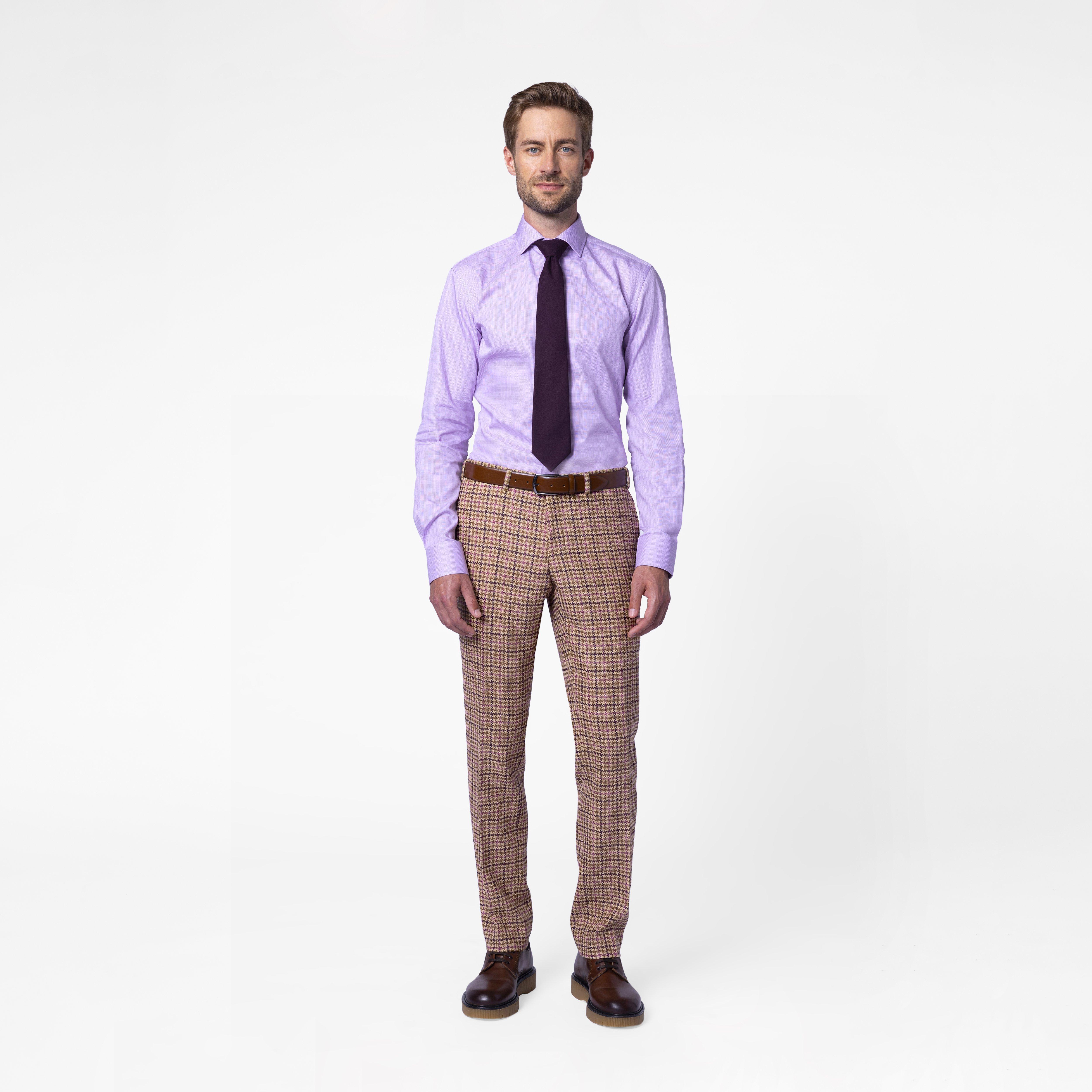 Belford Houndstooth Check with Lavender Pants