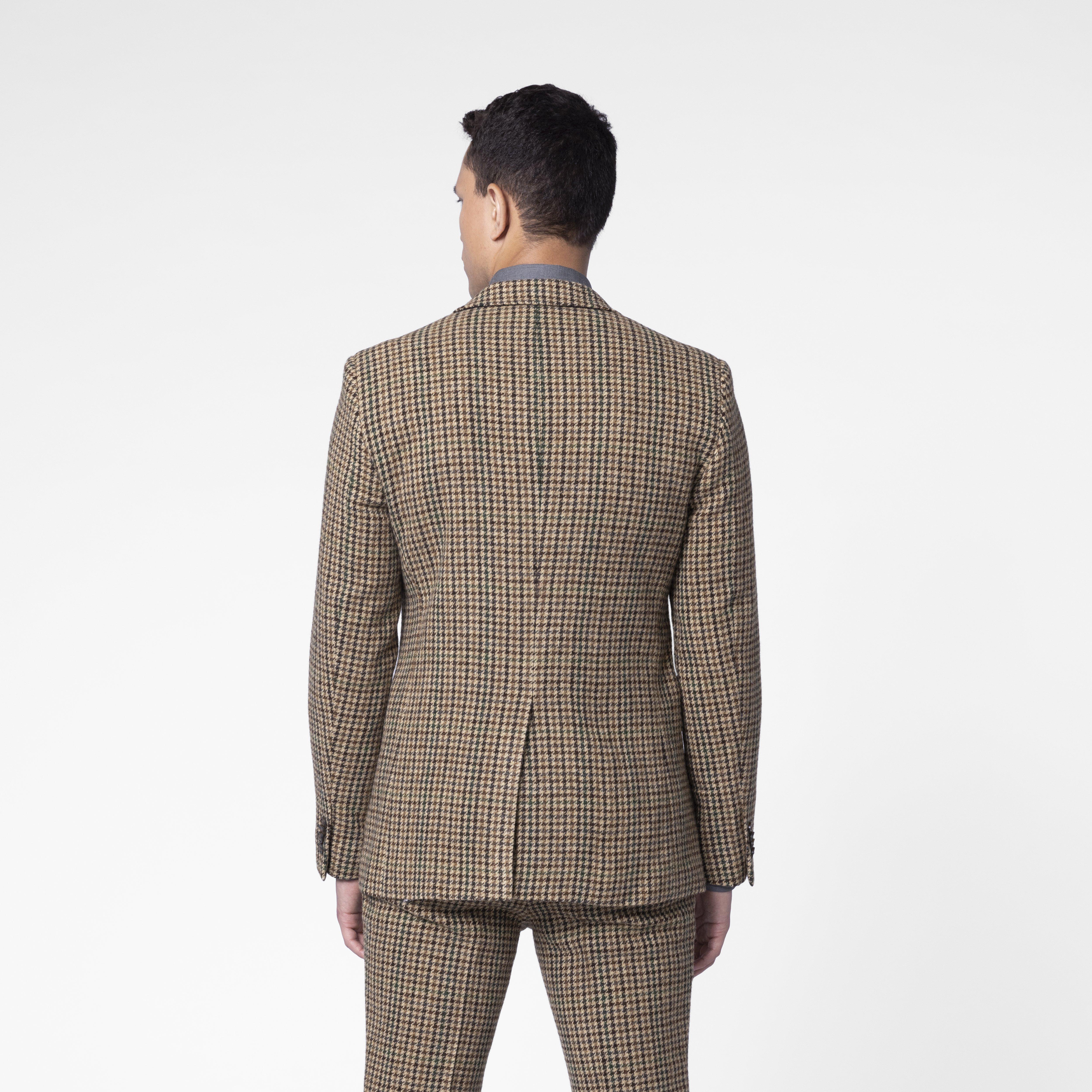 Product thumbnail 2 Green suit - Belford Houndstooth Design from british Indochino Collection