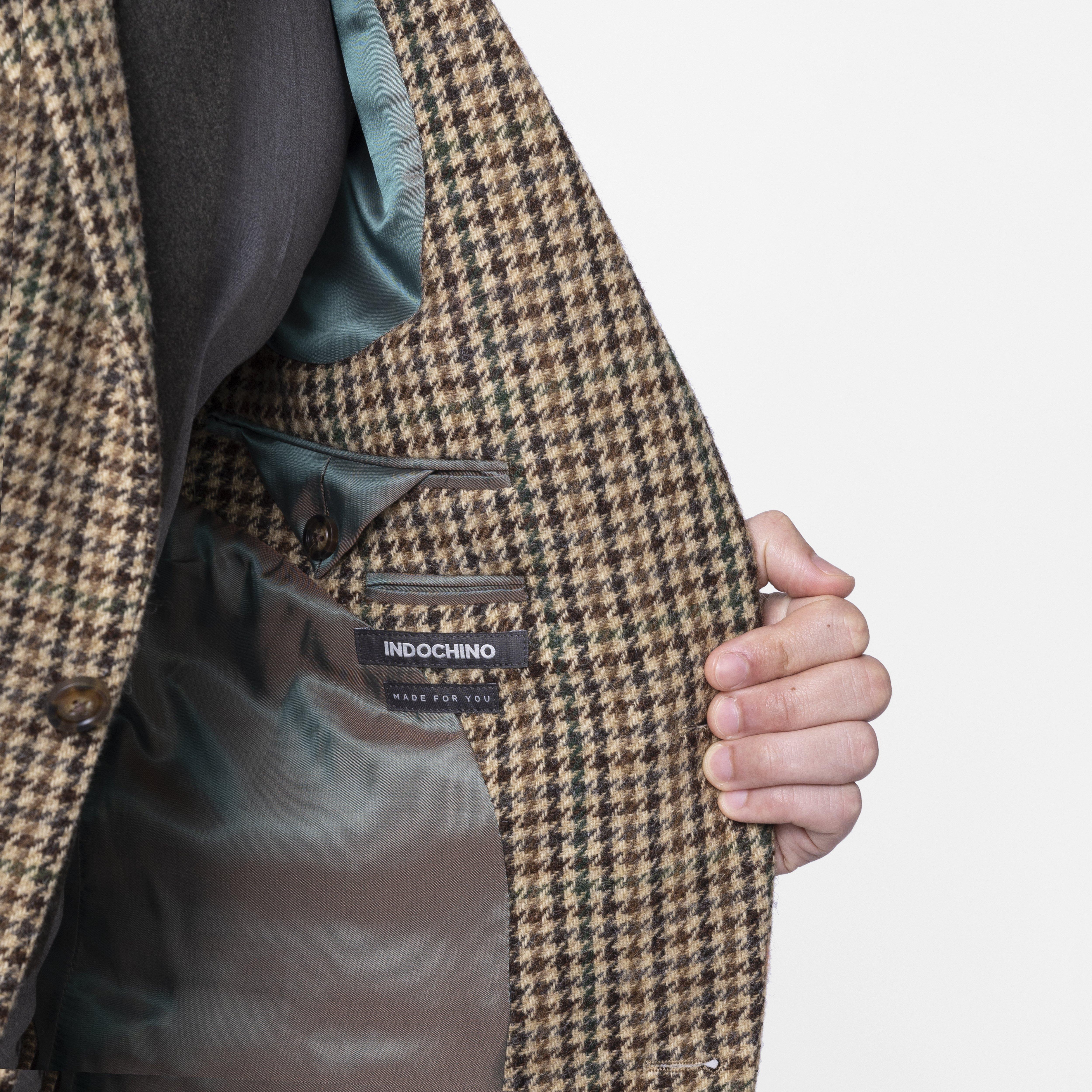 Product thumbnail 6 Green suit - Belford Houndstooth Design from british Indochino Collection