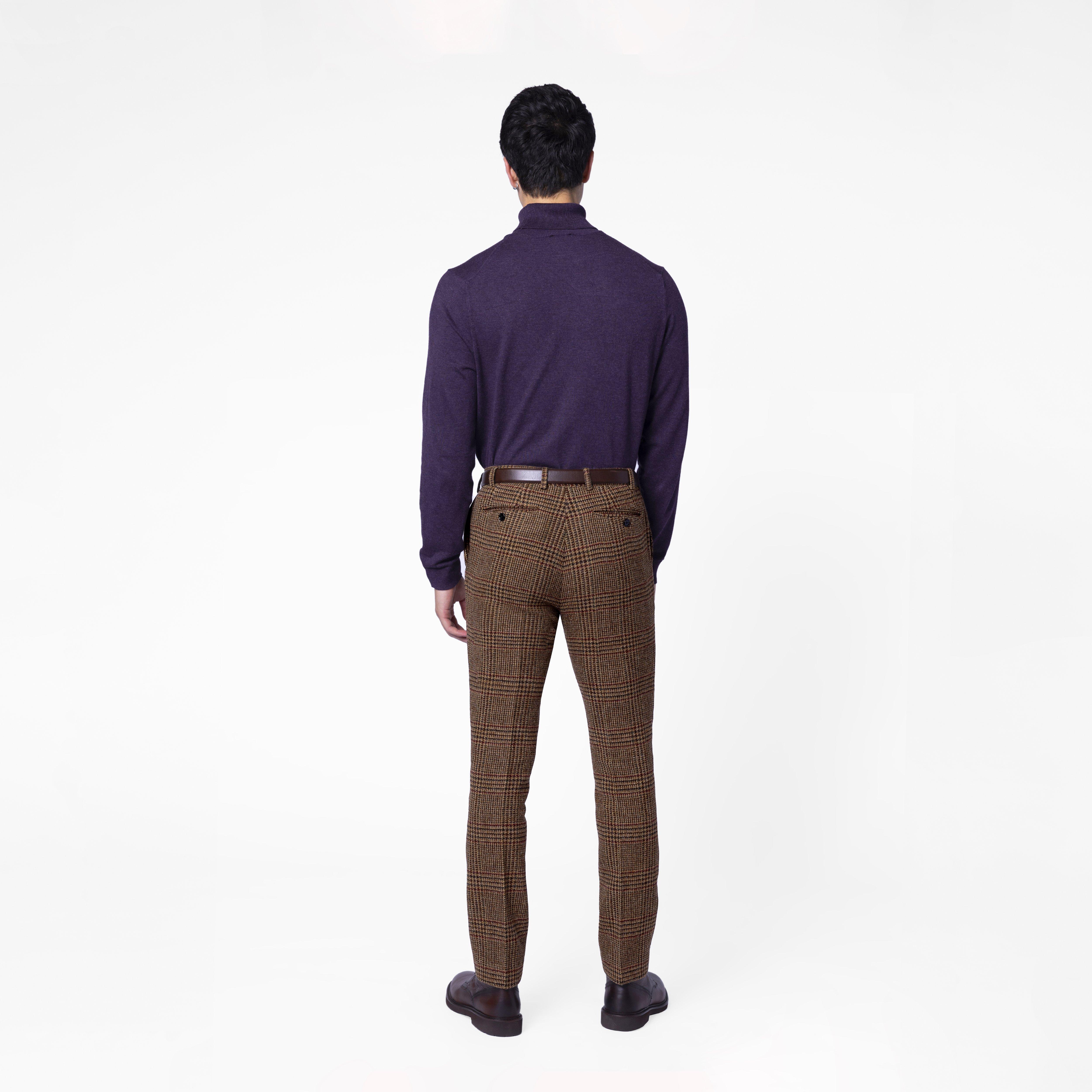 Product thumbnail 2 Burgundy pants - Belford Plaid Design from Premium Indochino Collection