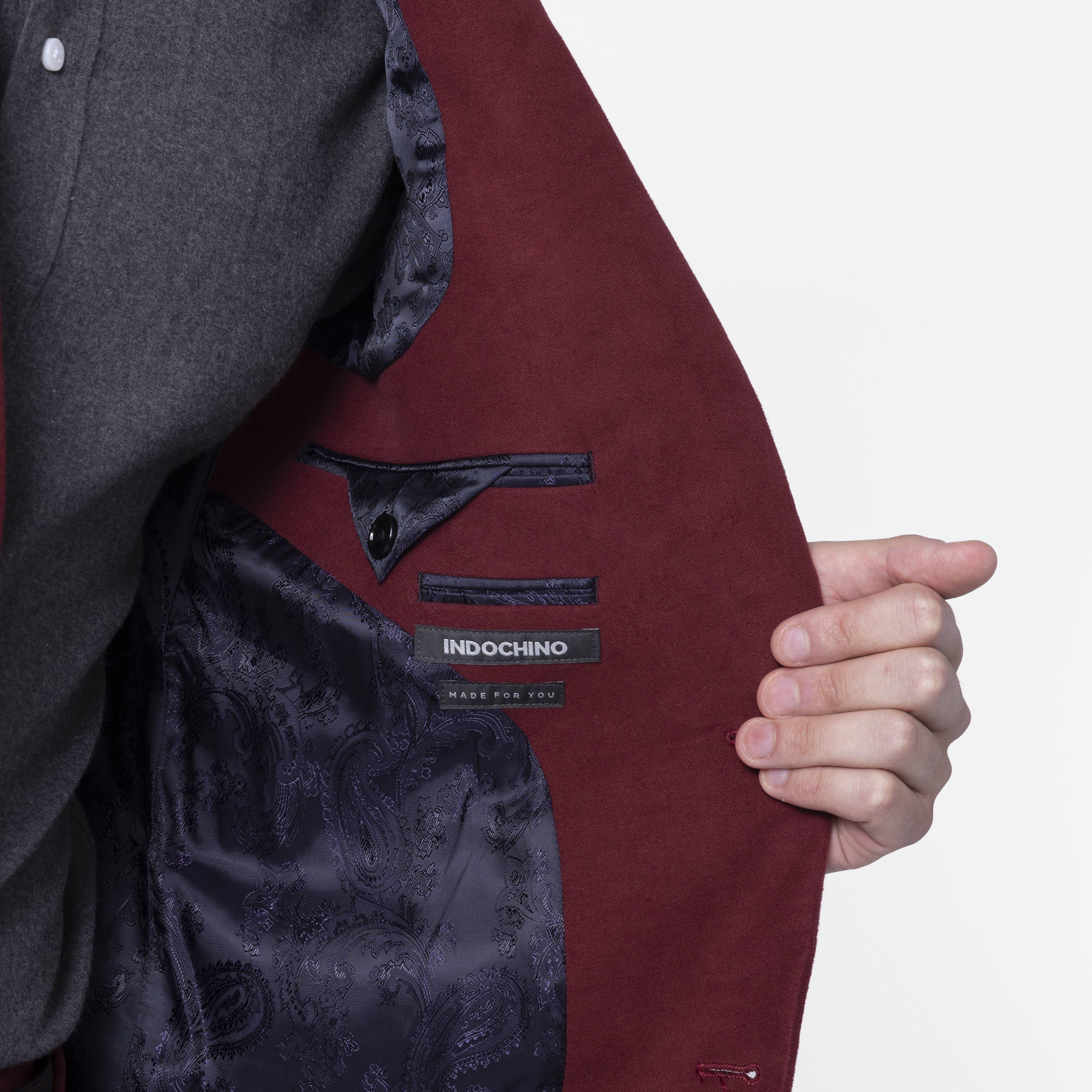 Product thumbnail 4 Burgundy blazer - Solid Design from Fall / Winter Indochino Collection
