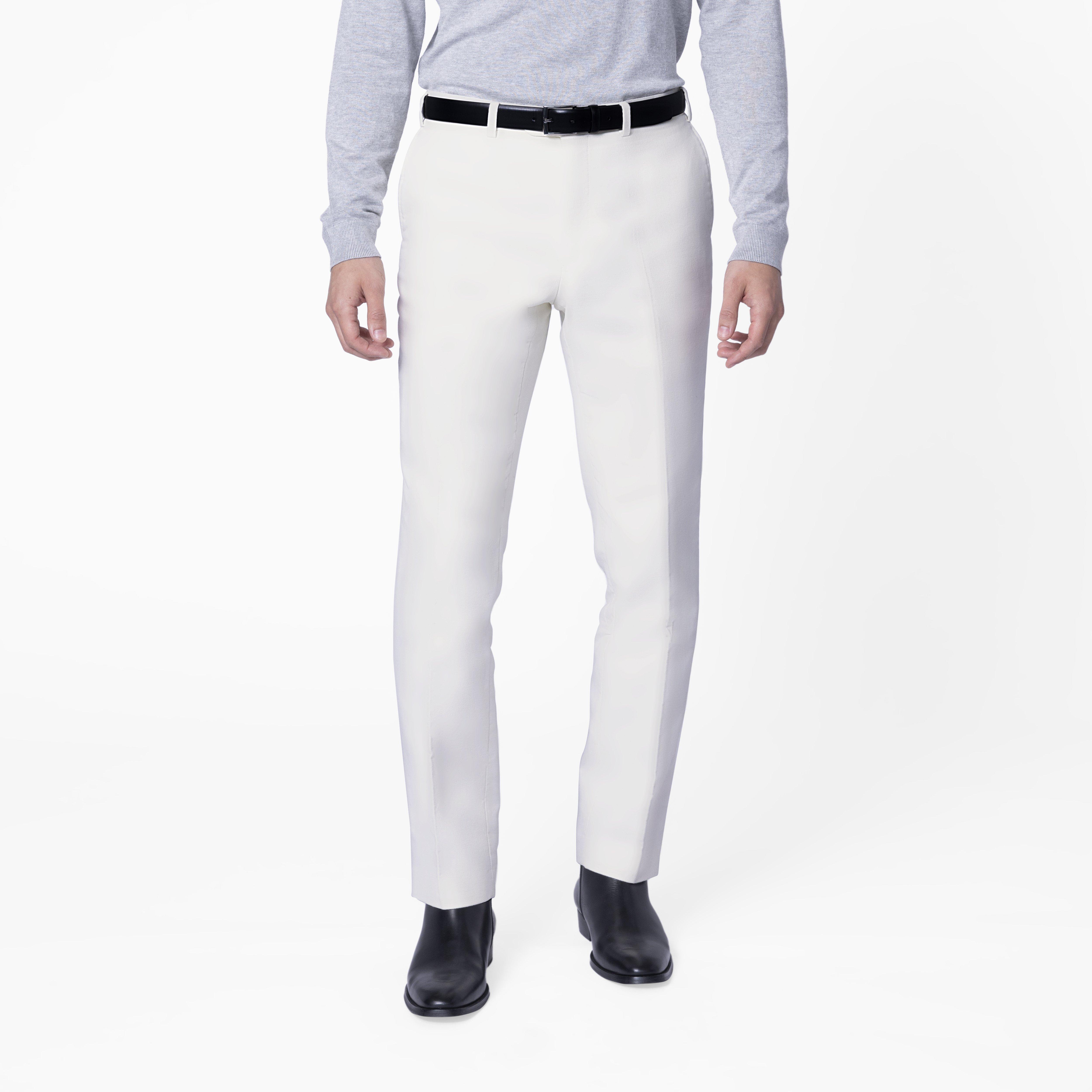 Custom Pants Made For You - Fleetwood Moleskin Cream Pants | INDOCHINO